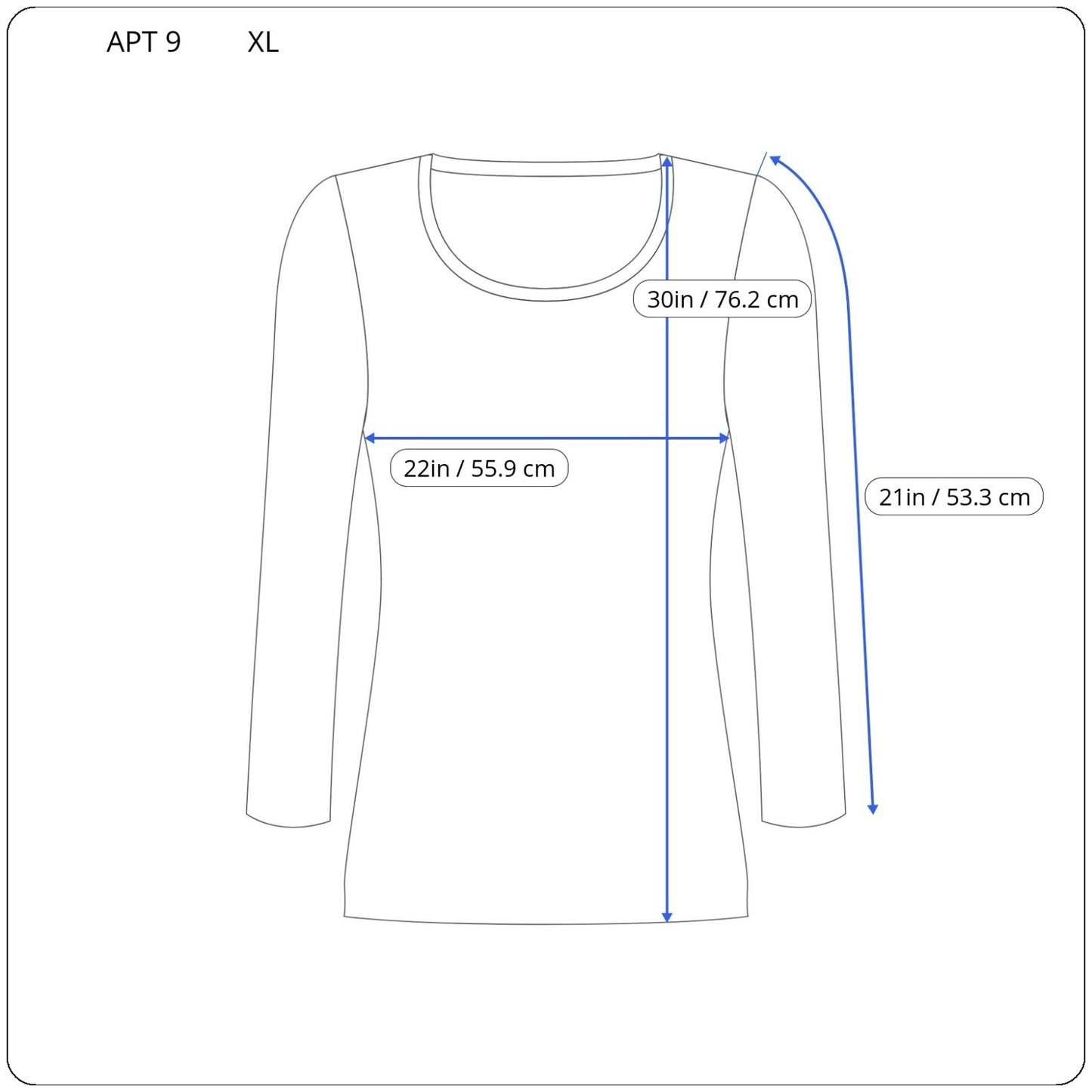 Apt 9 Women Top Extra Large Tee Tunic 3/4 Sleeve Asymmetric Shark Bite Purple