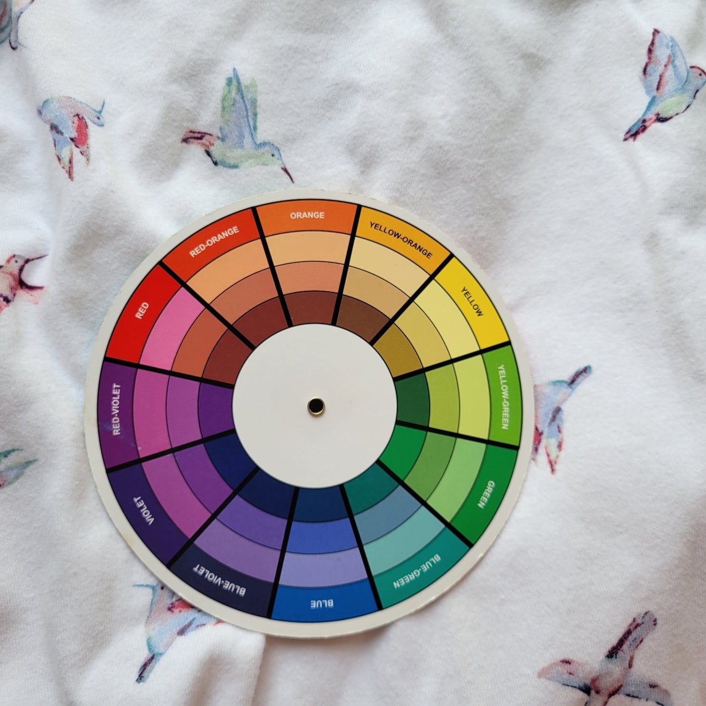 Time Tru Womens Top XXXL 22 Plus Tee Short Sleeve Hummingbirds White Cotton