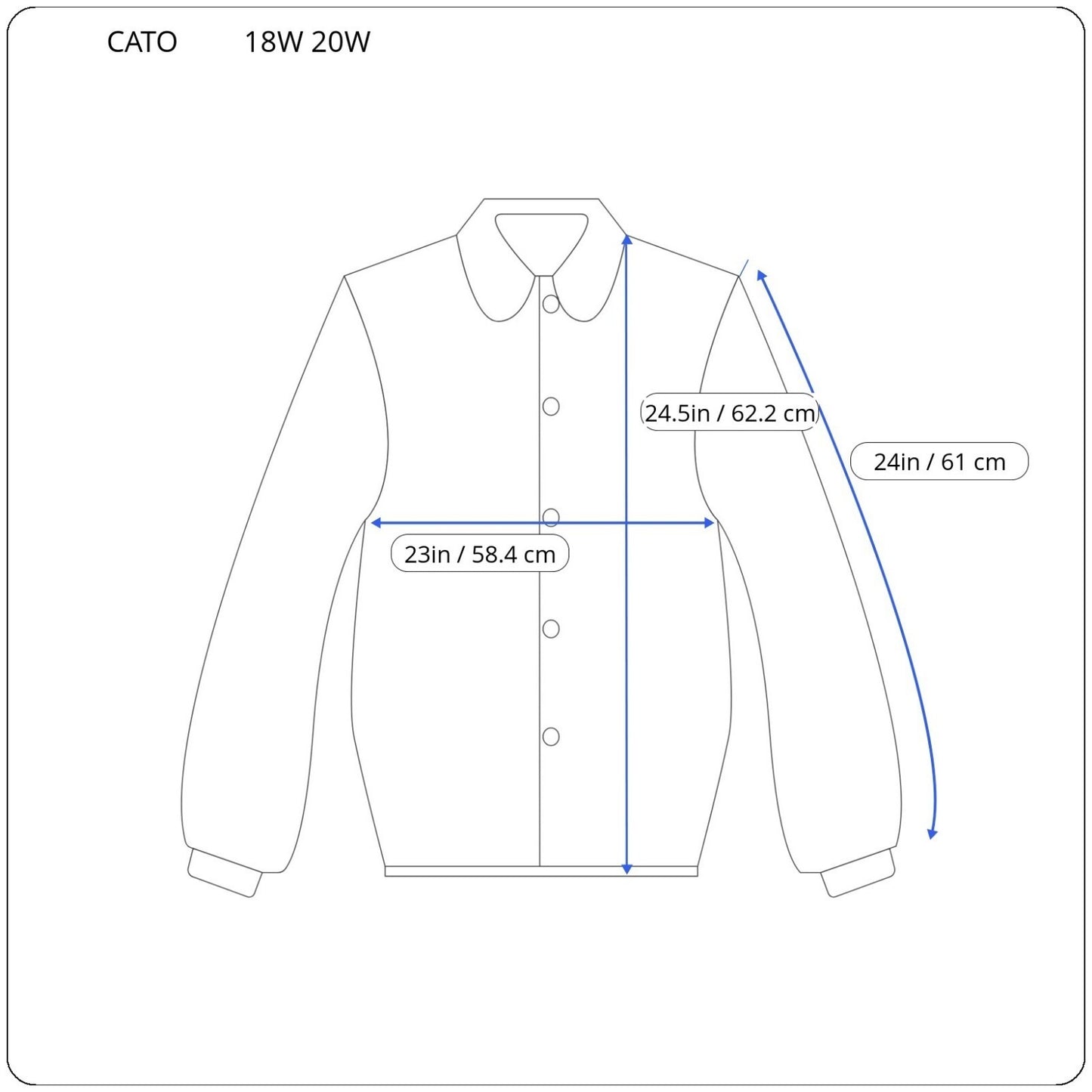 Cato Womens Shirt 18W 20W Plus Collar Button Up Green Stripe Office Casual