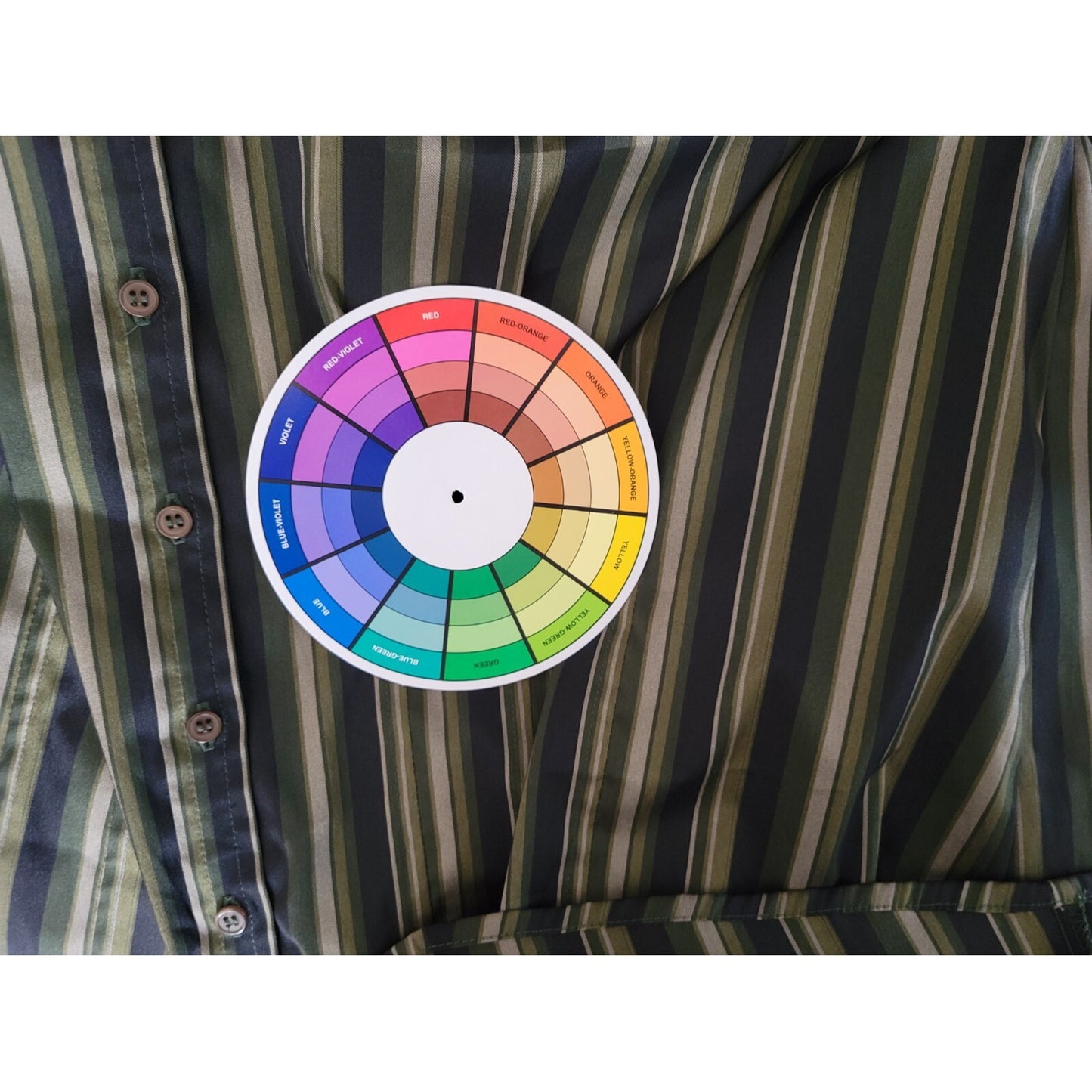 Cato Womens Shirt 18W 20W Plus Collar Button Up Green Stripe Office Casual