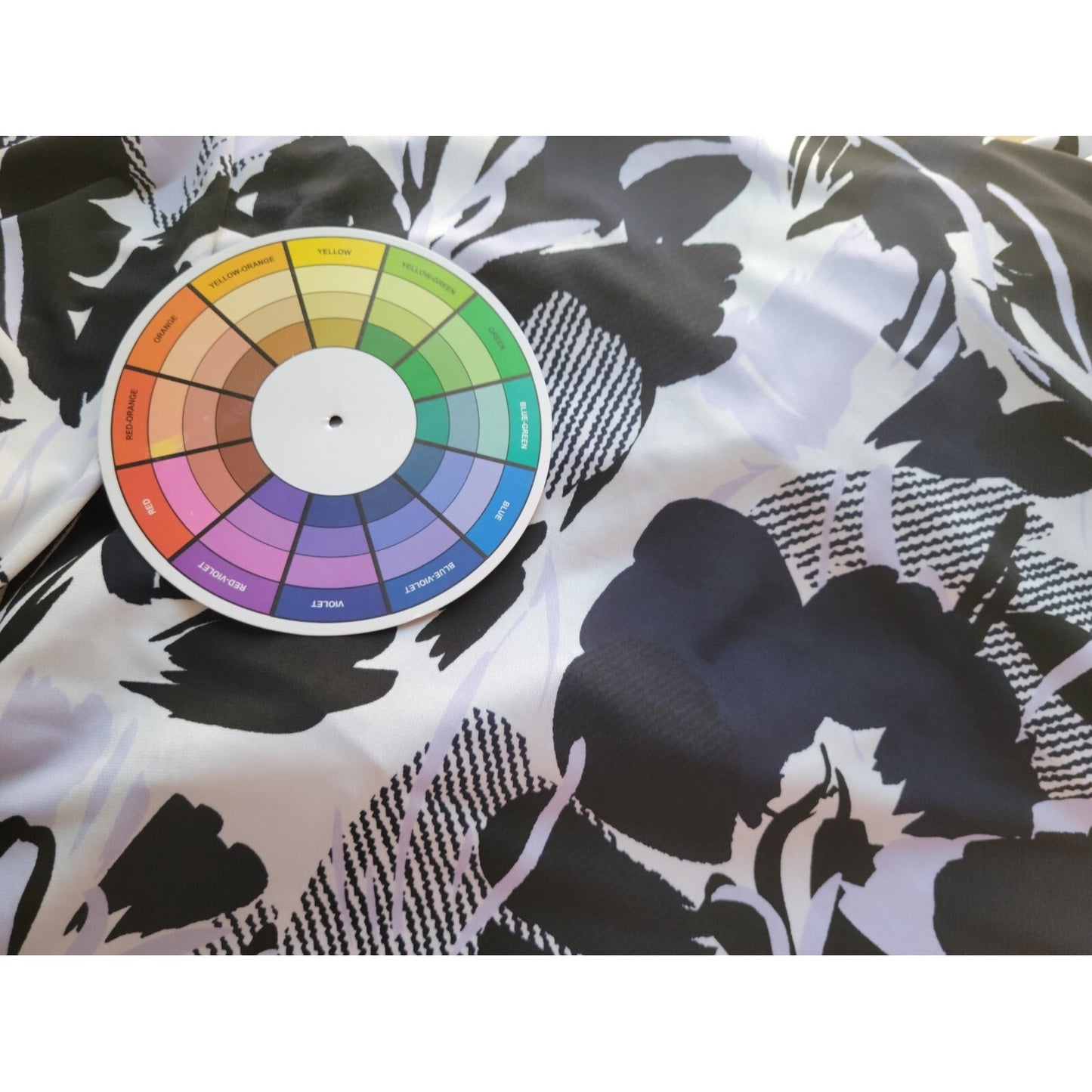 CJ Banks Womens Top 1X Plus Tunic 3/4 Sleeve Lace Up Black Floral Poly Blend