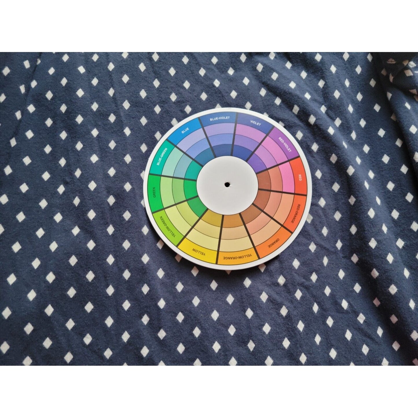 Catherines Womens Top 2X 22W 24W Camisole Blue Diamonds Lace Trim Cotton Blend