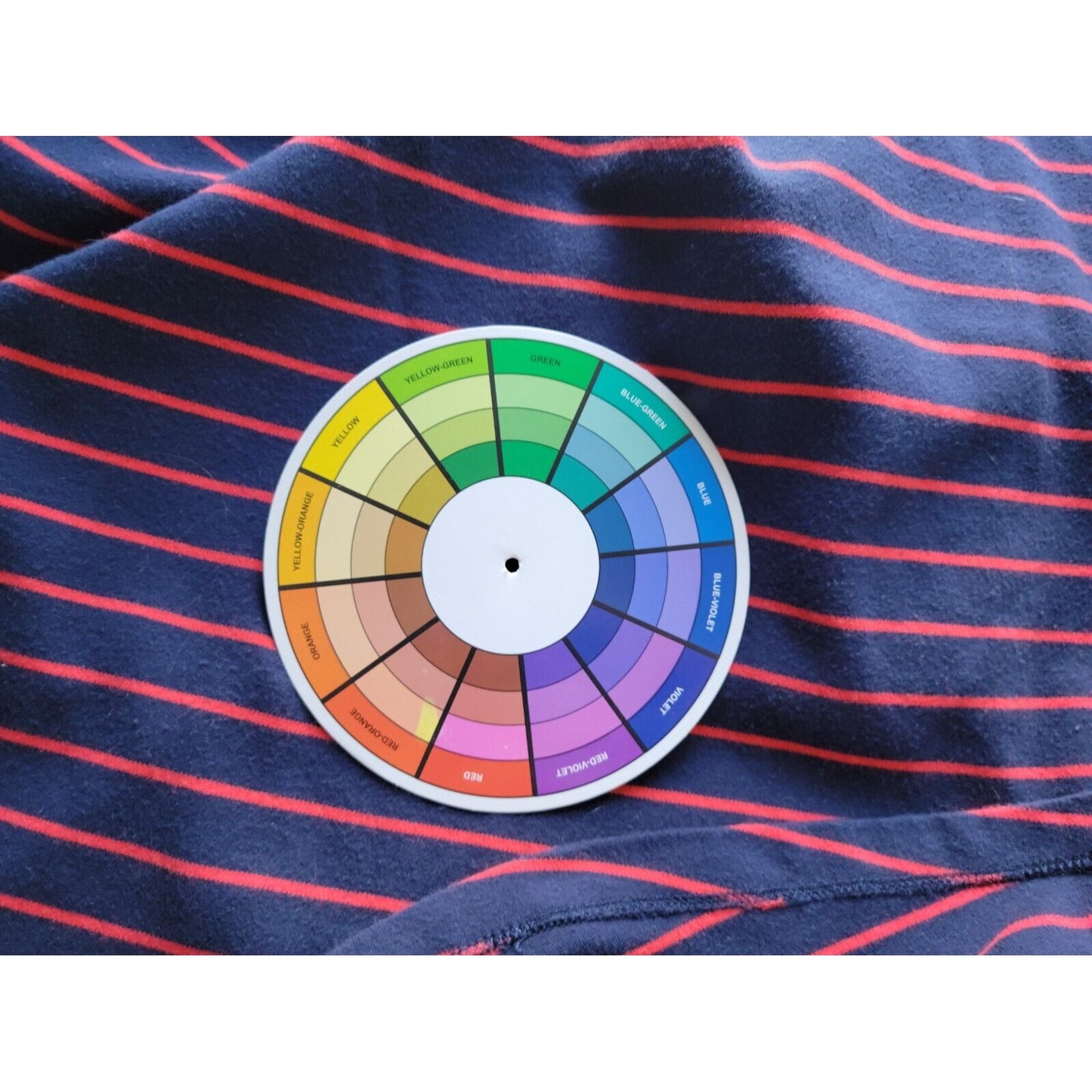 Isaac Mizrahi Live QVC Womens Top 1X Plus Tee Blue Stripe Cotton VNeck Casual