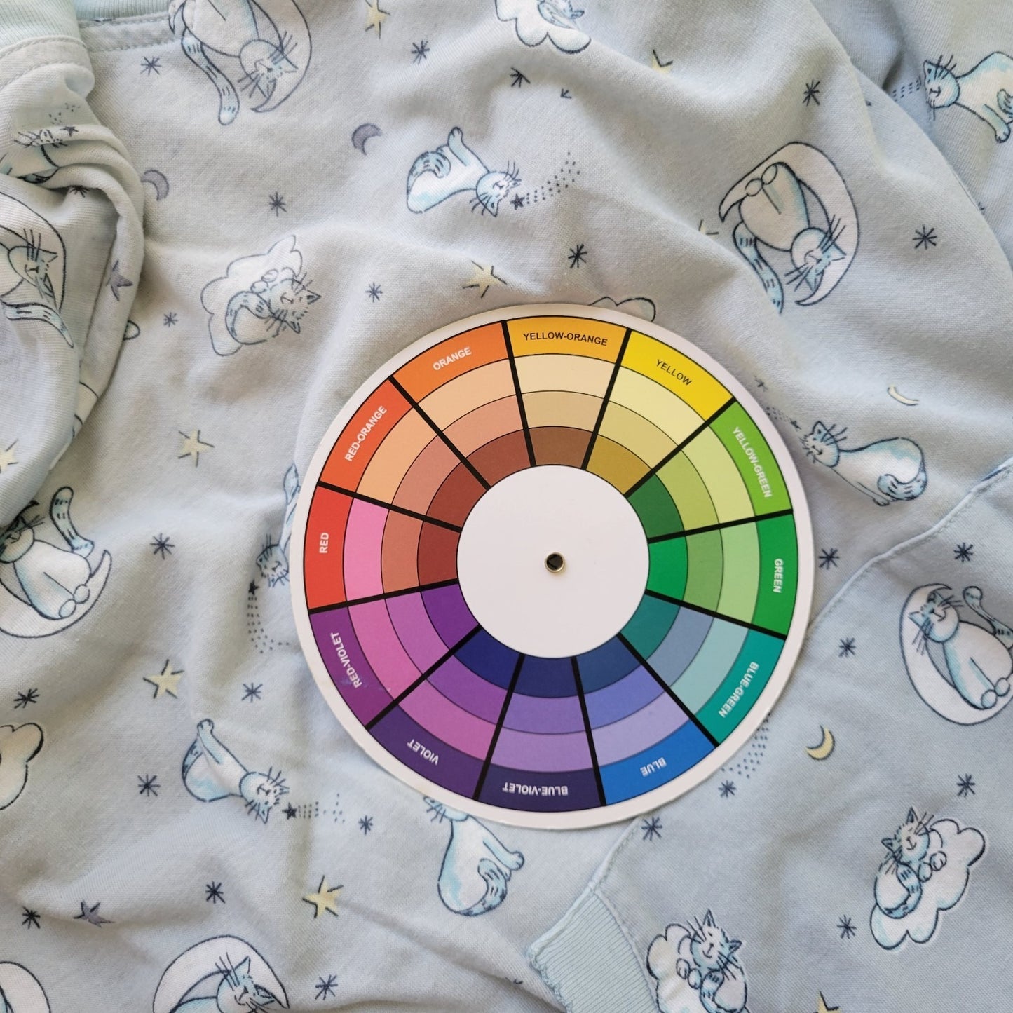 Enchanted Sleepwear Womens Nightgown XL Blue Kittens Cats Lightweight Loungewear