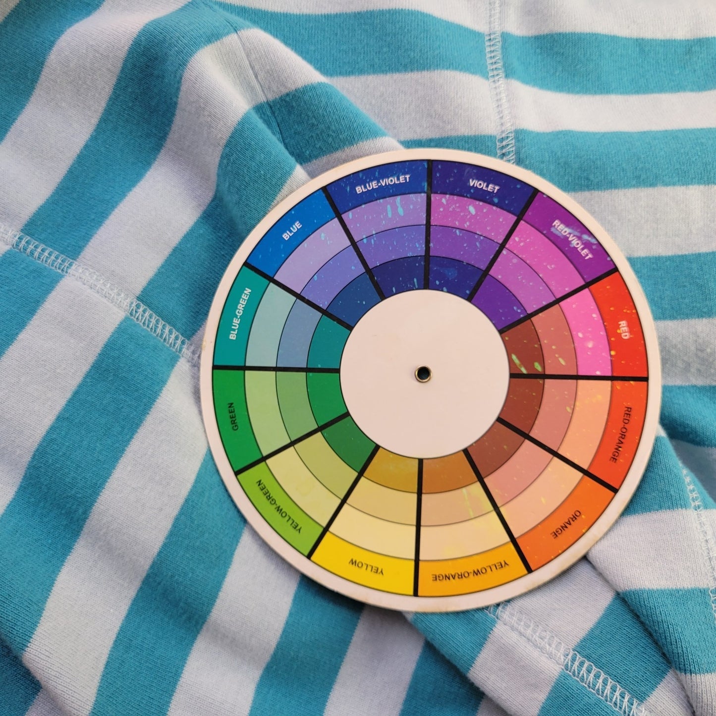 Rafaella Women Top 1X Plus Sleeveless Knit Blue White Stripe Cotton Casual Comfy