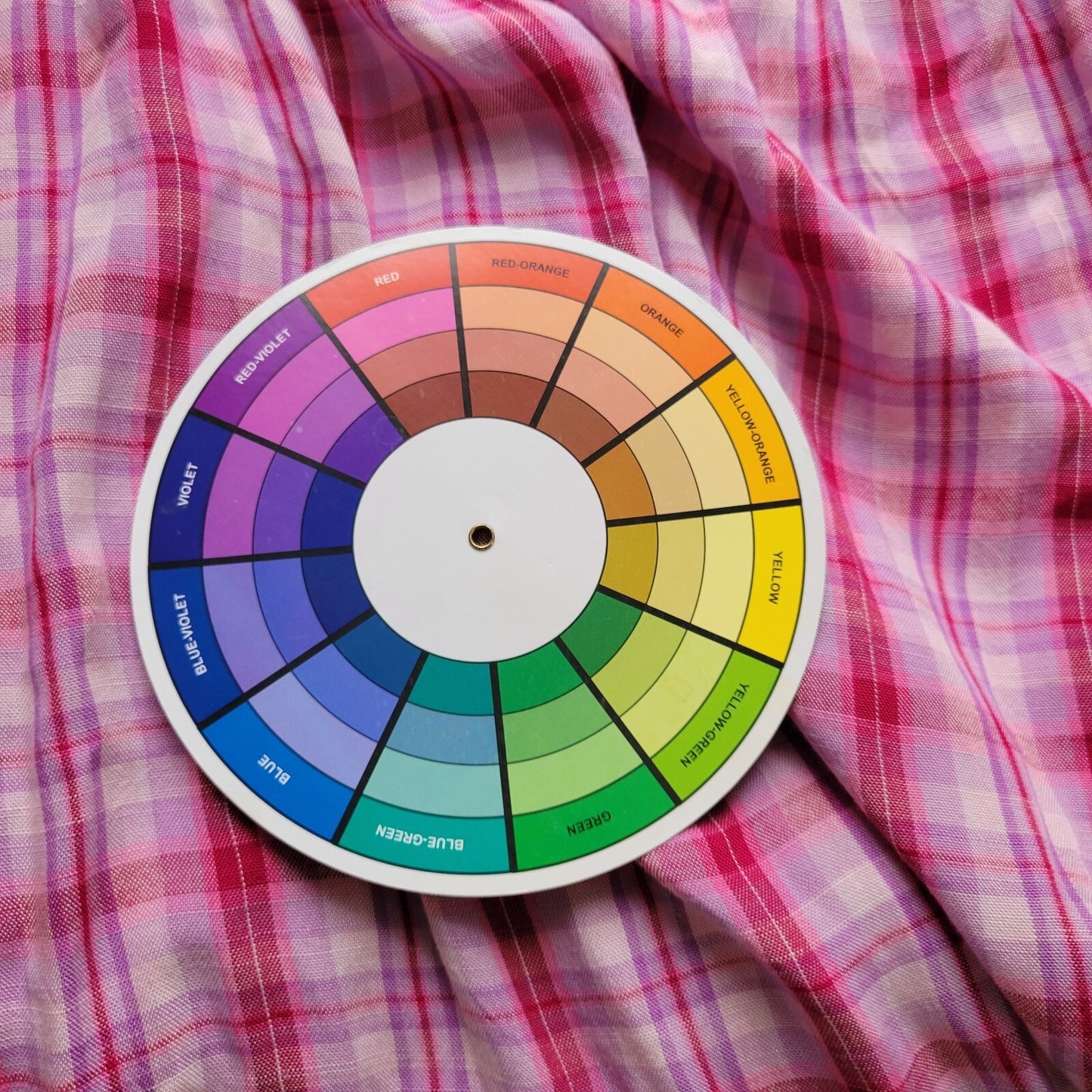 Terra Sky Womens Top 2X Plus Peasant Pink Plaid On Off Shoulder Lightweight