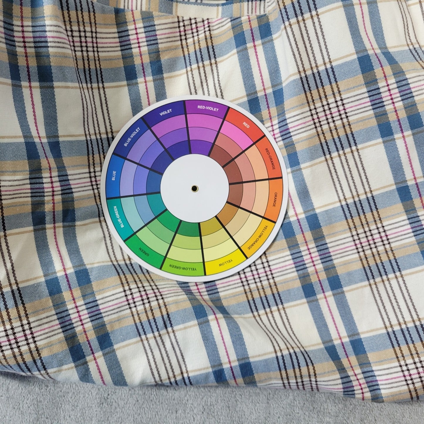 Ava Viv Women Pants 18W Plus Crop Chino Blue Plaid Zip Fly Casual Comfy Stretchy