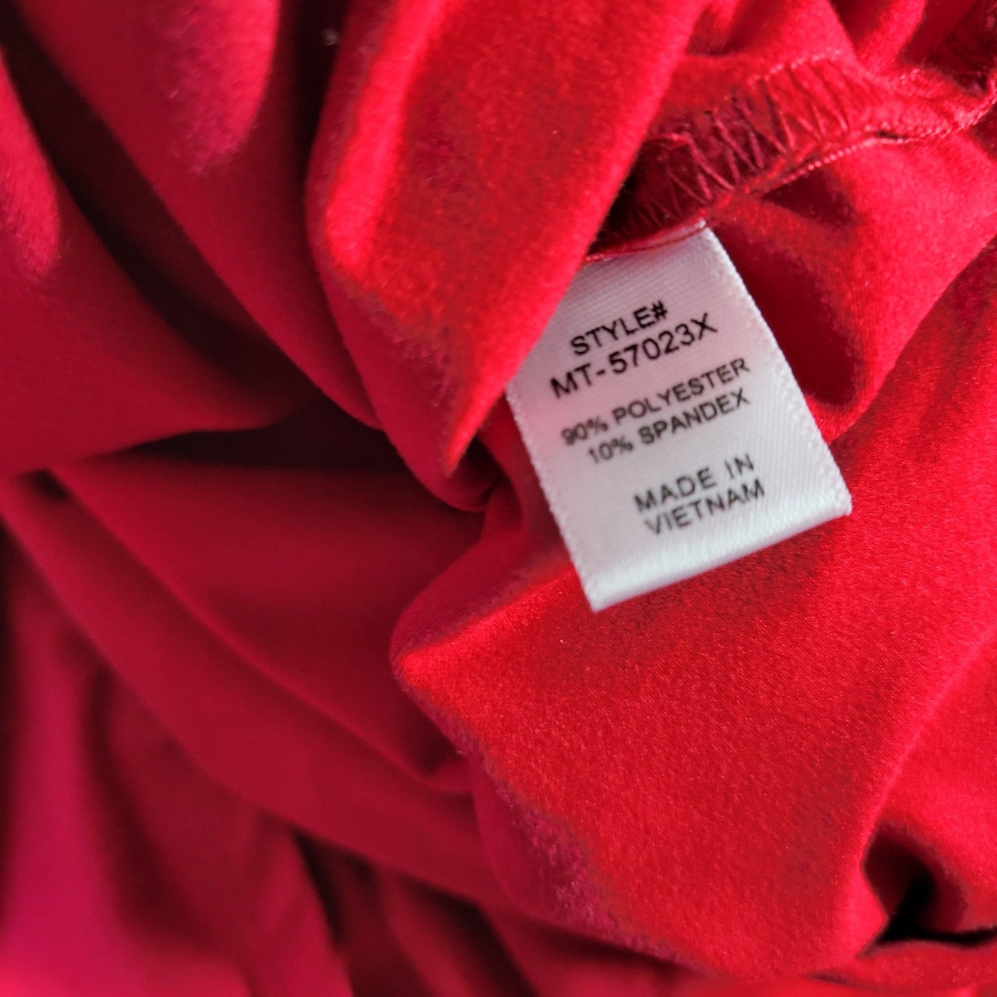 Zenana Womens Top 1X Plus Tee Cuff Short Sleeve Red Polyester Blend Comfy Casual