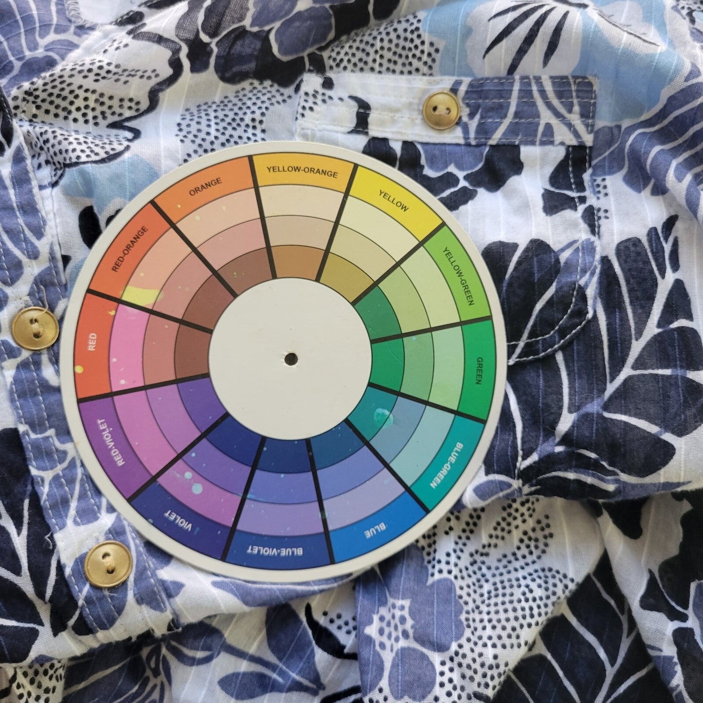 Avenue Perfect Shirt Womens Top 30 32 Plus Roll Tab Sleeve Blue Floral Sheer