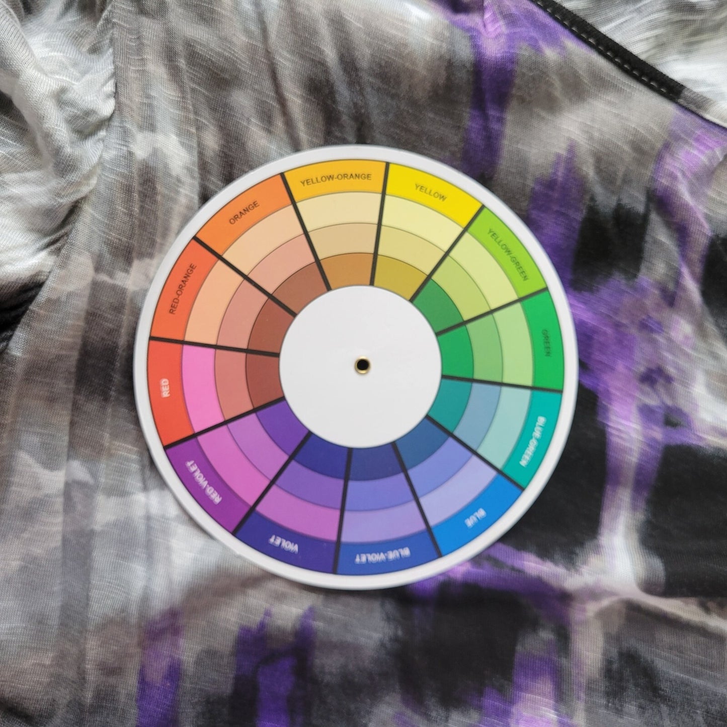 Worthington Womens Top Extra Large Peplum Purple Animal Print Angel Split Sleeve