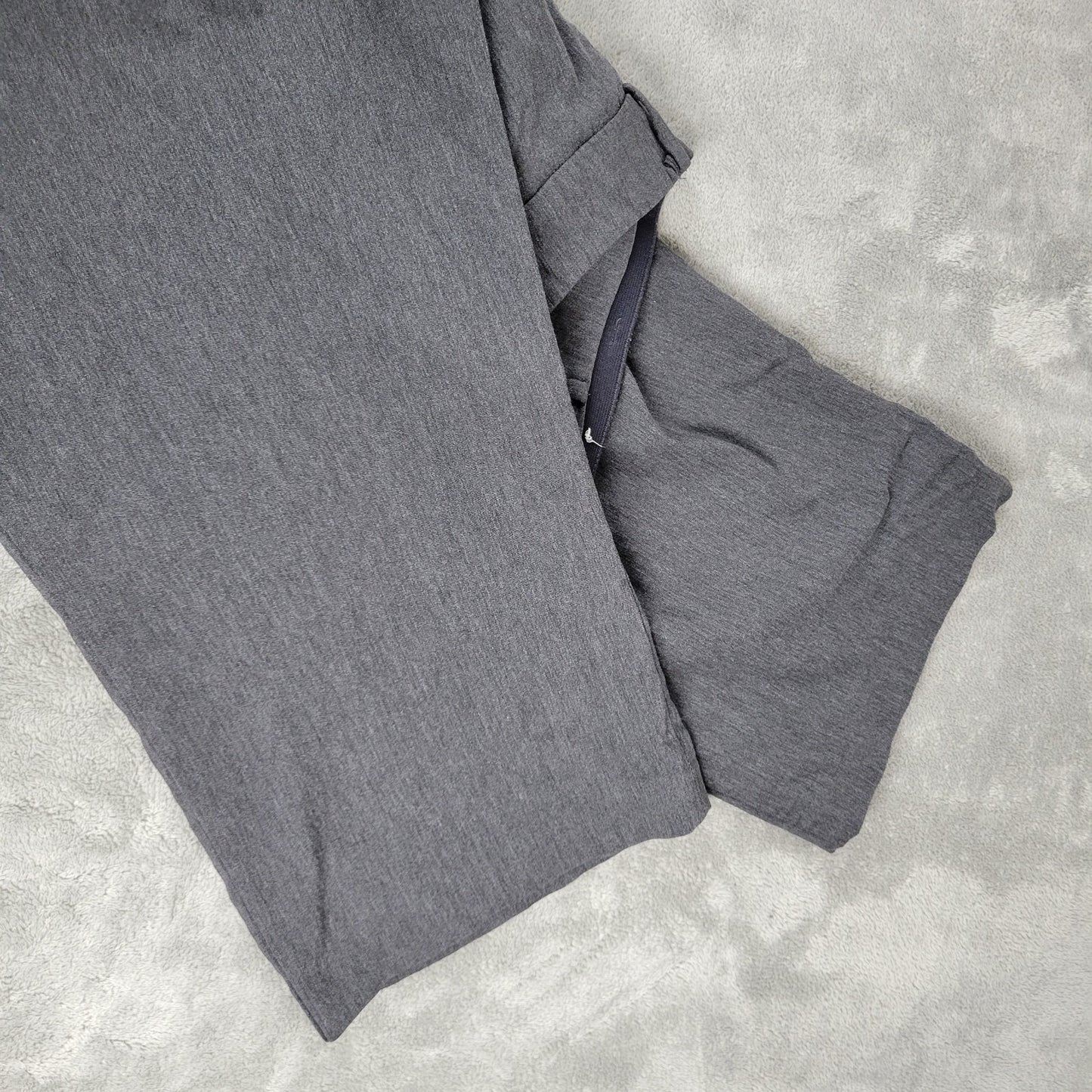 Lane Bryant Womens Pants 28S Petite Plus Allie Gray Zip Fly Comfy Office Pockets