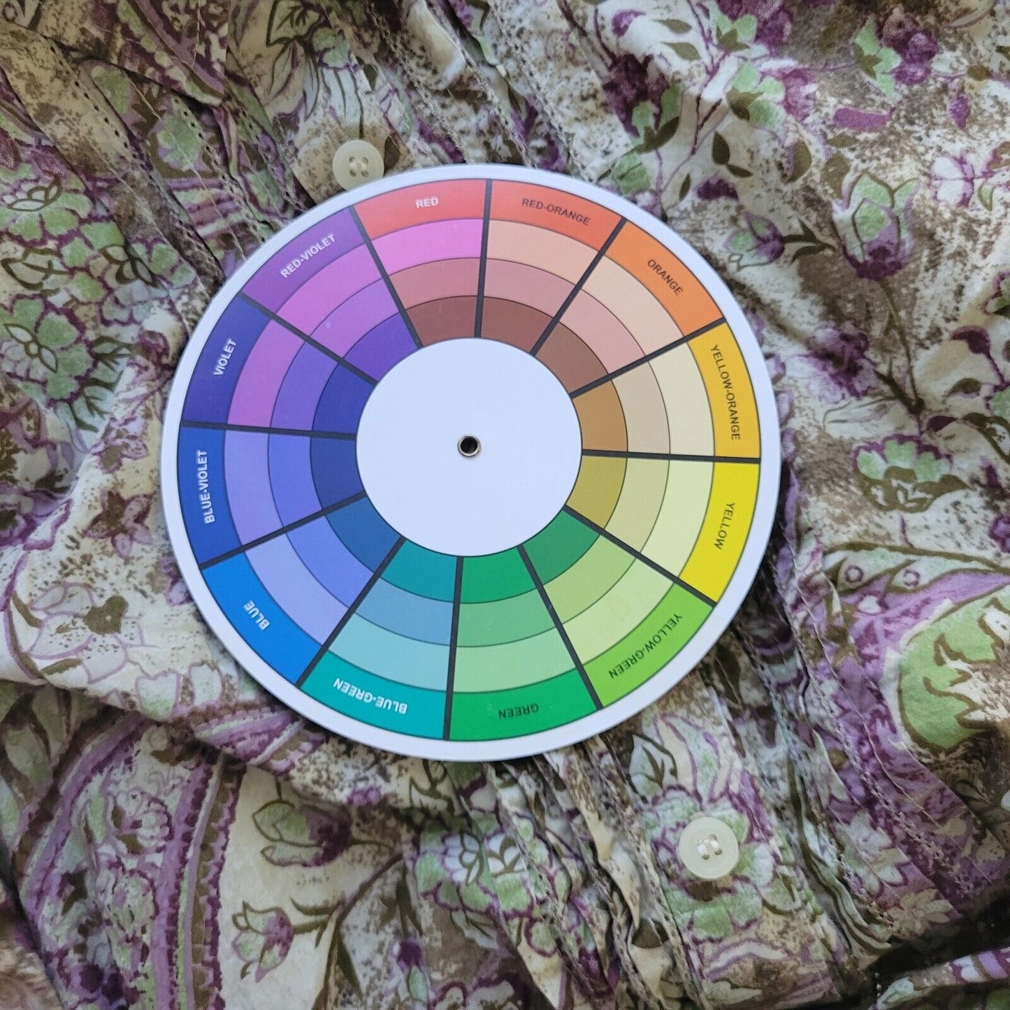 Charter Club Womens Top 20W Plus Long Sleeve Green Paisley Floral Pintuck Cotton