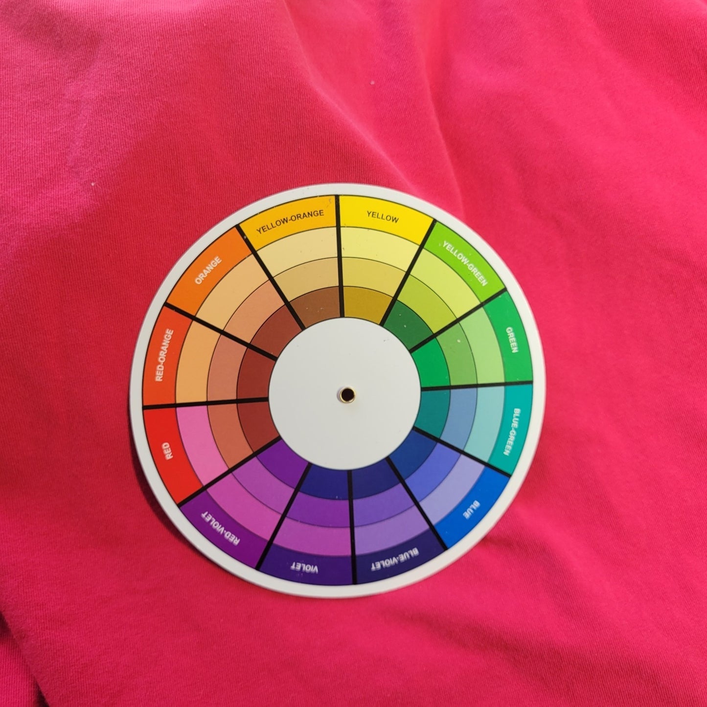 Catherines Suprema Womens Top 2X Plus 3/4 Sleeve Red Comfy  Crochet Neckline