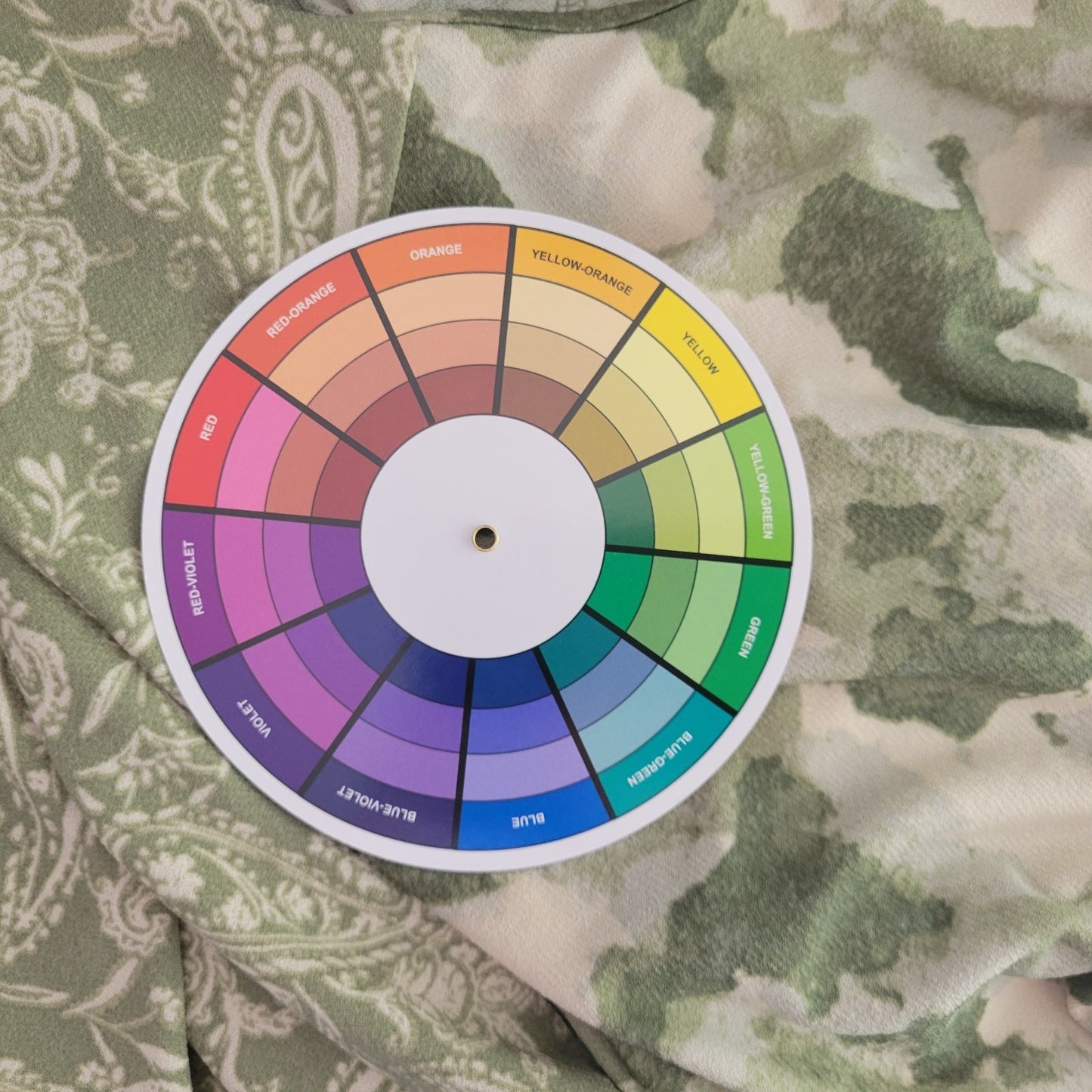 Cato Est 1946 Womens Top XL Sleeveless Green Paisley Lightweight Draped Hem