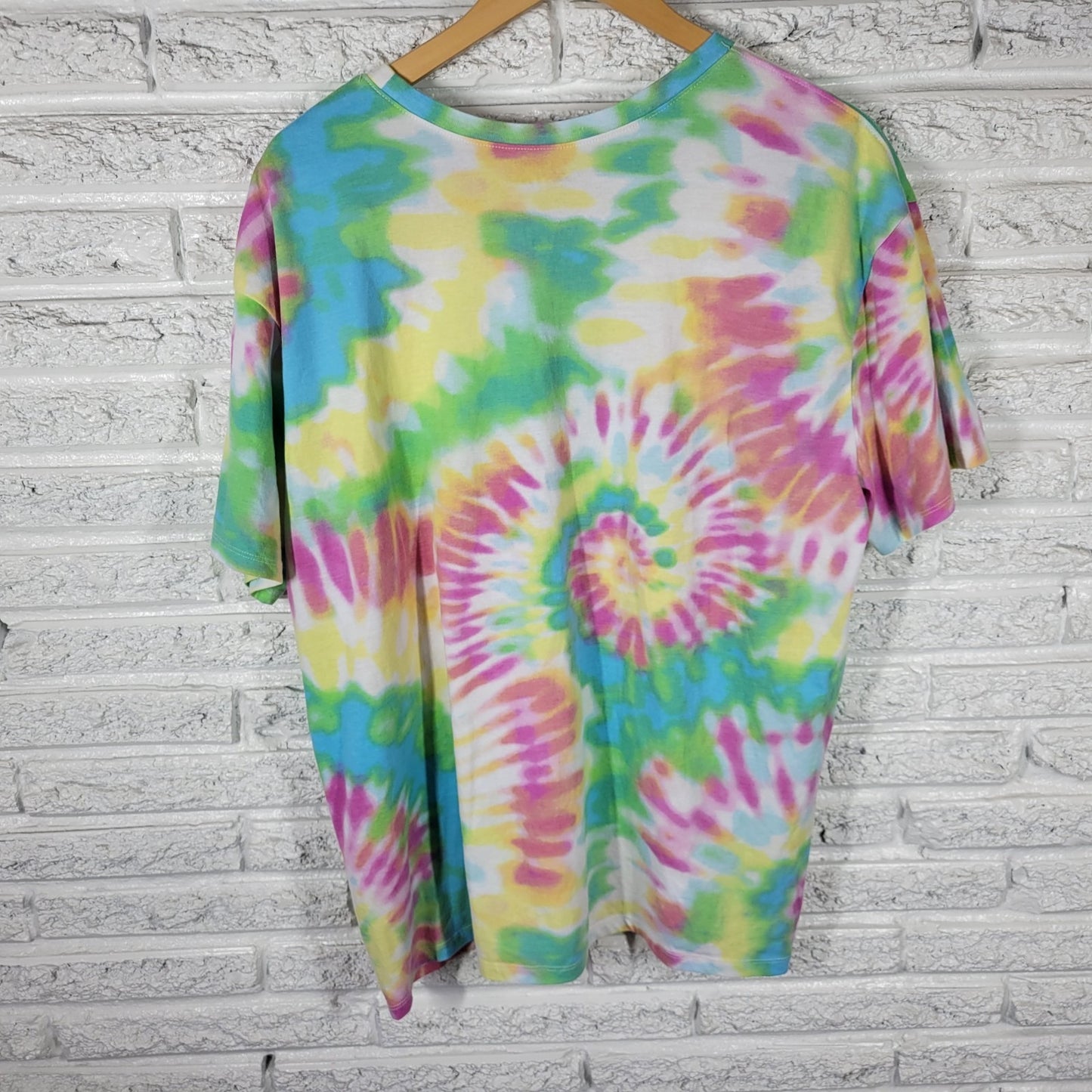 Barbie I Am Kenough Women's XXL Multicolor Tie-Dye T-Shirt Cotton Blend Crew