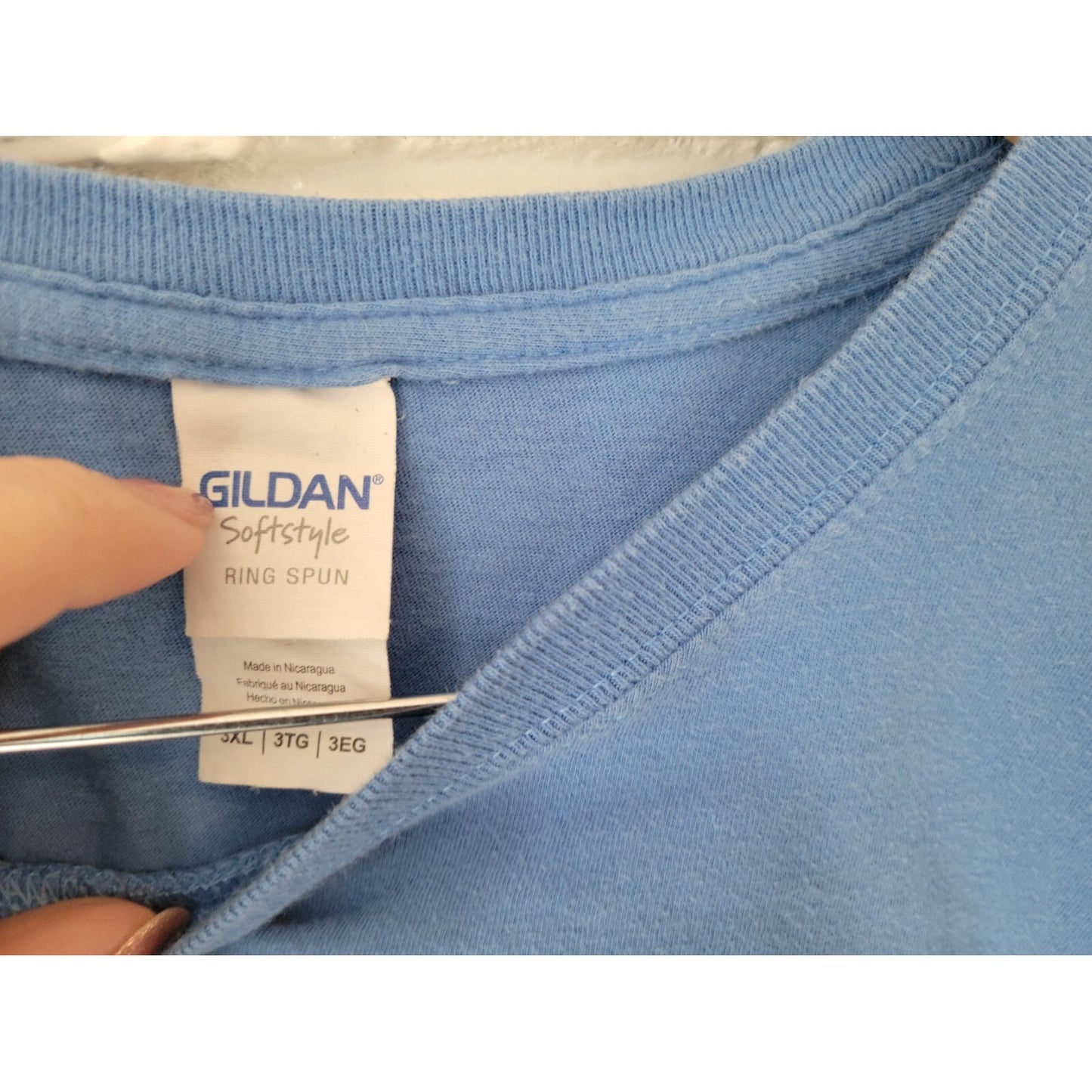 Gildan Womens Top 3XL Plus Tee Alexa Homeschool the Children Blue Homeschooling