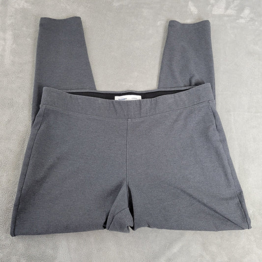 Old Navy Women's XL Gray Cotton Blend Leggings Joggers Pants Stretch Waist