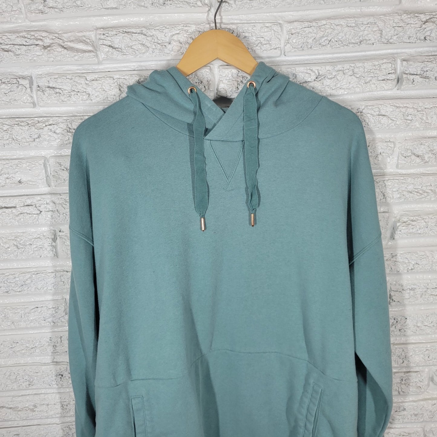 Old Navy Sweatshirt Men XL Women 1X 2X Plus Hoodie Blue Soft Pockets Activewear