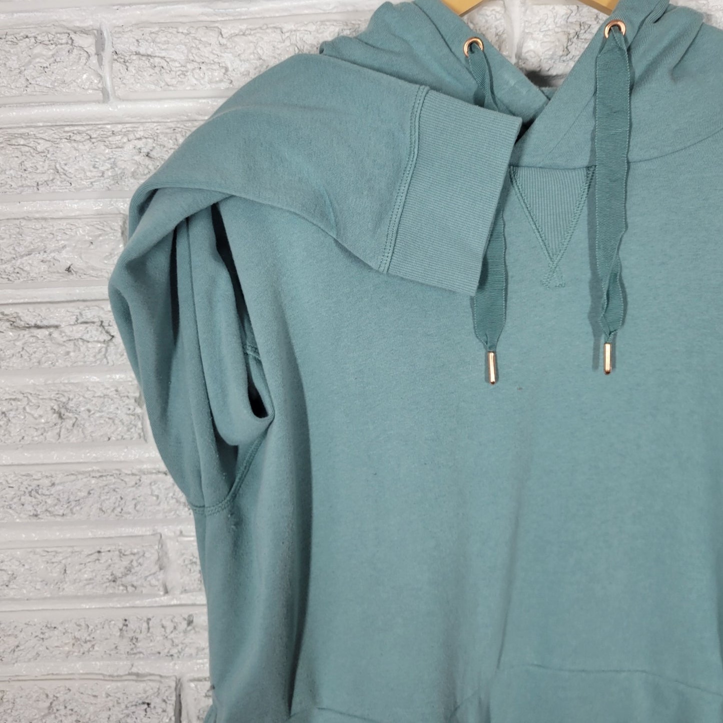 Old Navy Sweatshirt Men XL Women 1X 2X Plus Hoodie Blue Soft Pockets Activewear