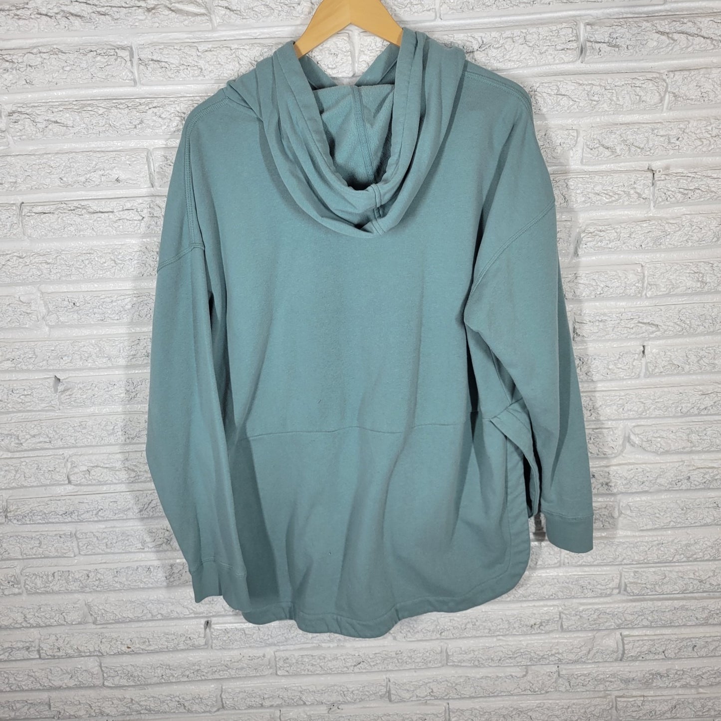 Old Navy Sweatshirt Men XL Women 1X 2X Plus Hoodie Blue Soft Pockets Activewear