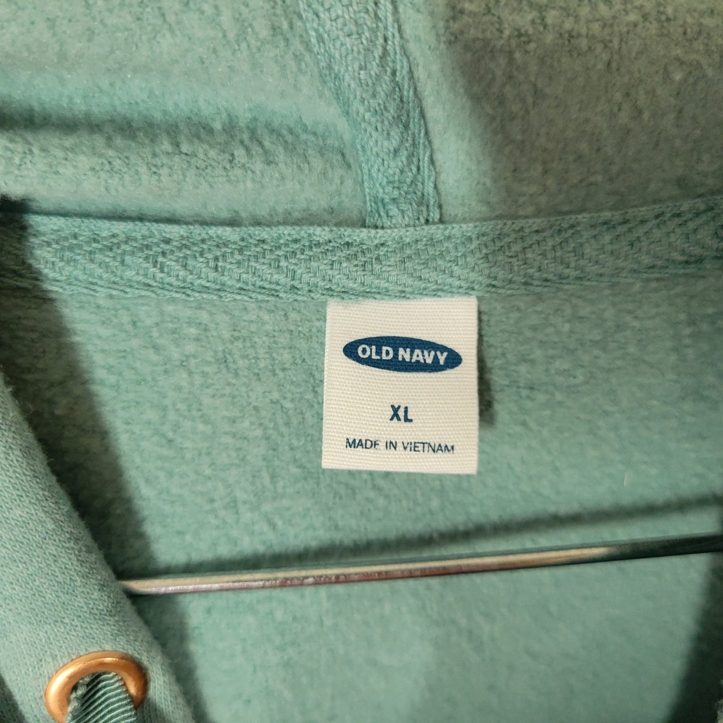 Old Navy Sweatshirt Men XL Women 1X 2X Plus Hoodie Blue Soft Pockets Activewear