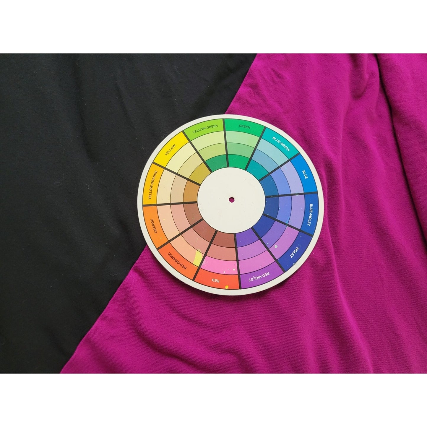 Catherines Womens Dress 1X Plus Short Sleeve Purple Color Block Rayon Blend