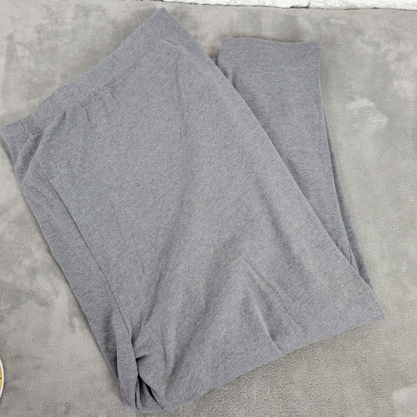 Roamans Womens Pants 6X Plus Pull On Gray Cotton Blend Comfort Waist Pockets