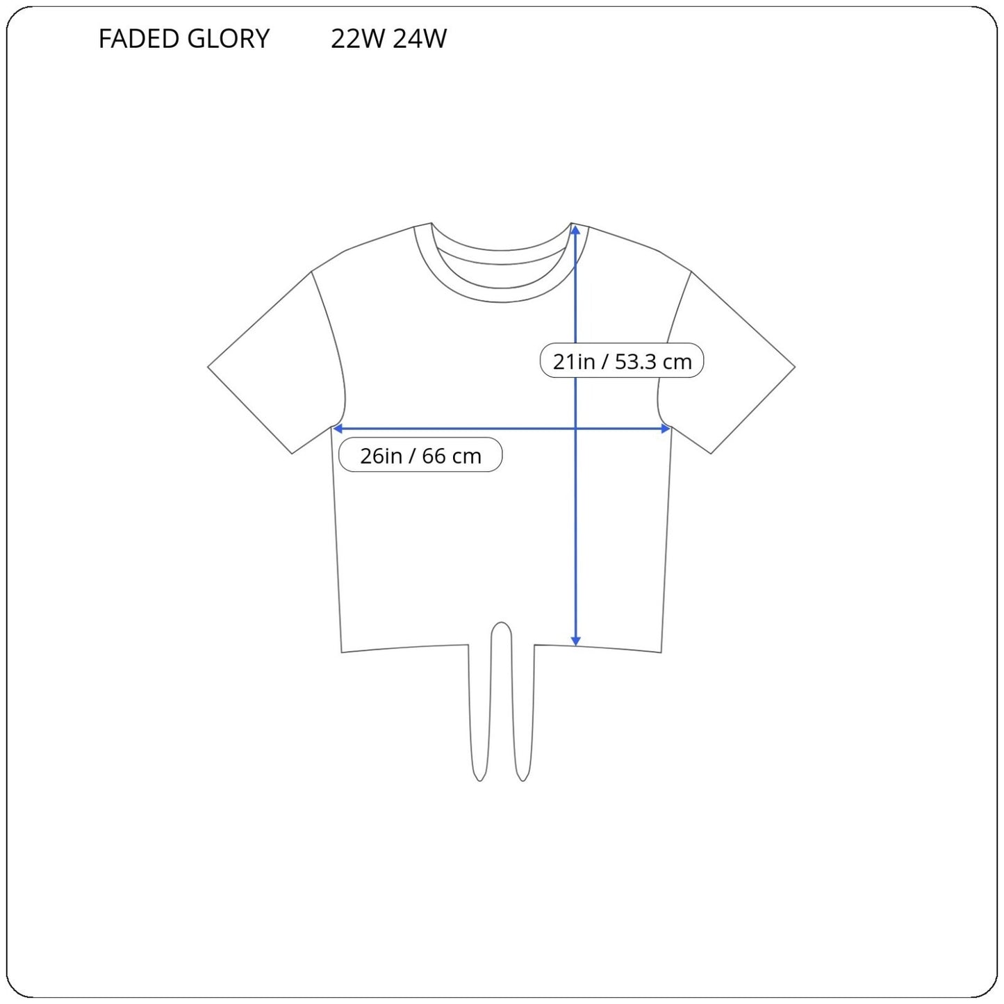 Faded Glory Womens Shirt 22W 24W Button Up Collar Red Plaid Tied Front Casual