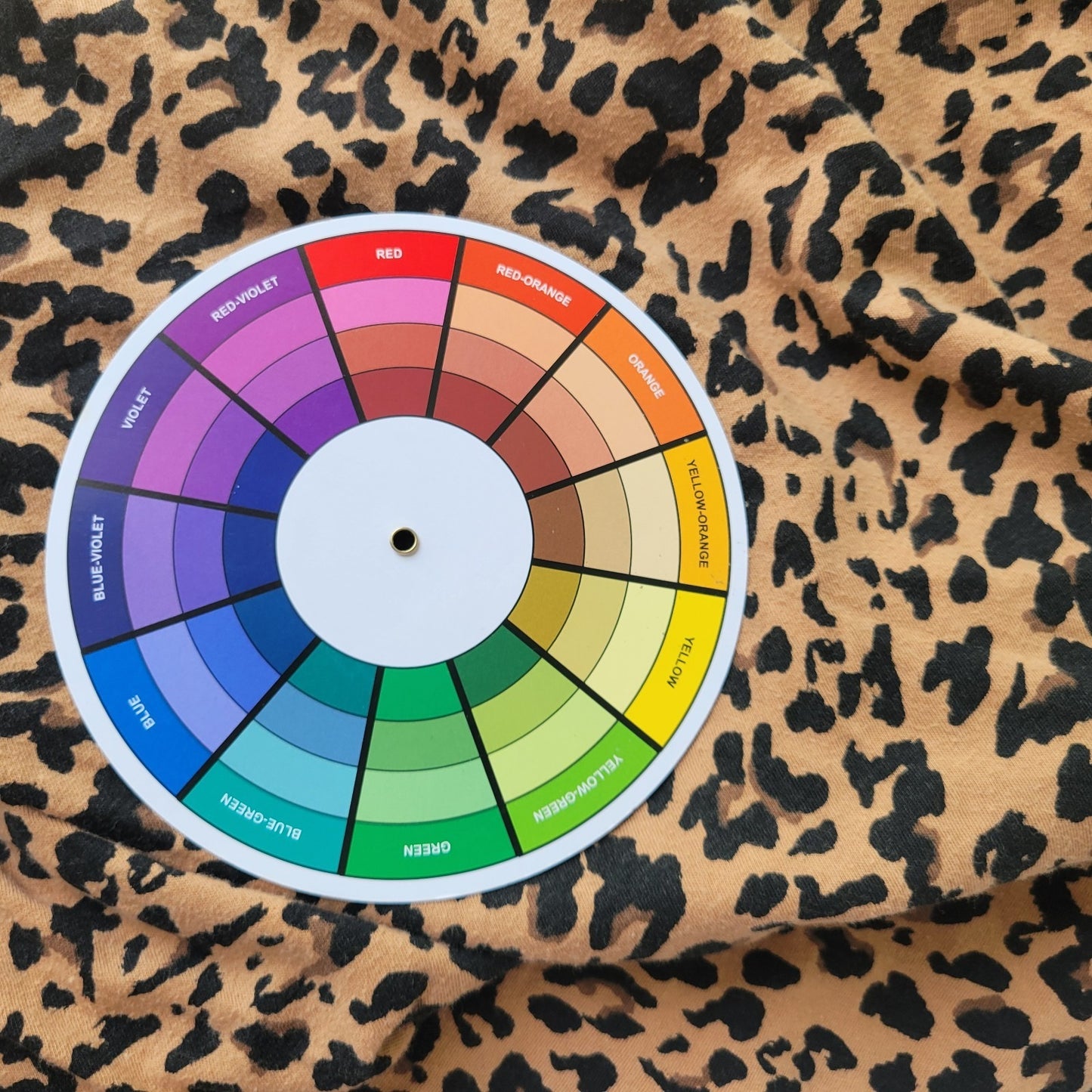 Ava Viv Womens Top 3X Plus Tee Short Sleeve Tan Animal Print Comfy Cotton Casual