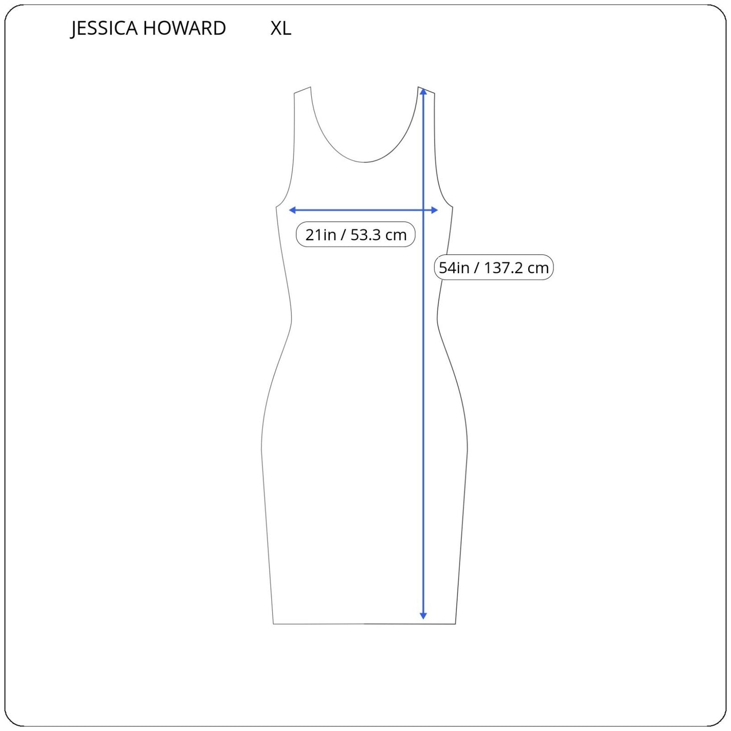 Jessica Howard XL Tank Dress Red Chevron Sleeveless Midi Pullover Stretch Casual