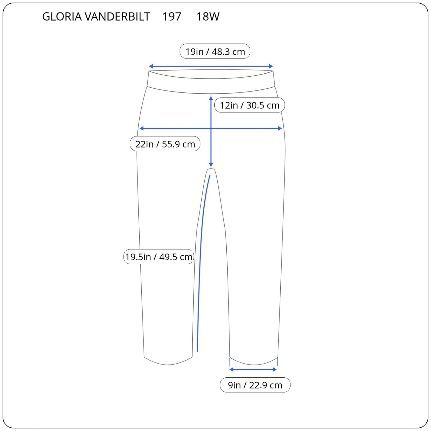 Gloria Vanderbilt Amanda Womens Jeans 18W Plus Capri Orange Denim Zip Fly Comfy