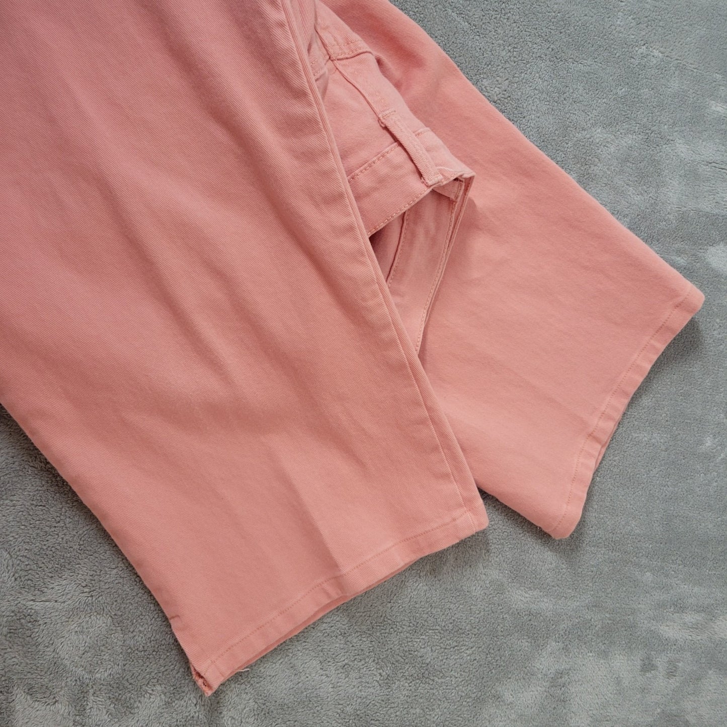 Gloria Vanderbilt Amanda Womens Jeans 18W Plus Capri Orange Denim Zip Fly Comfy