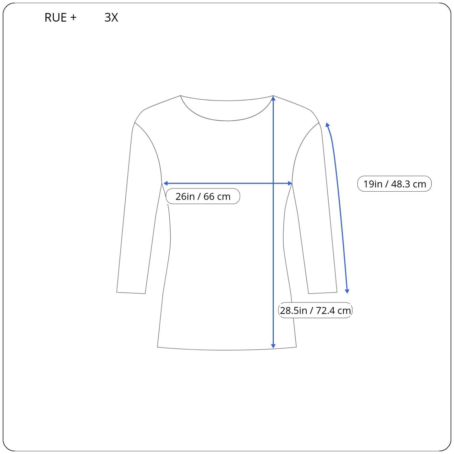 Rue Plus Womens Top 3X Plus Roll Tab Sleeve Faux Pockets Quarter Zip Blue Floral