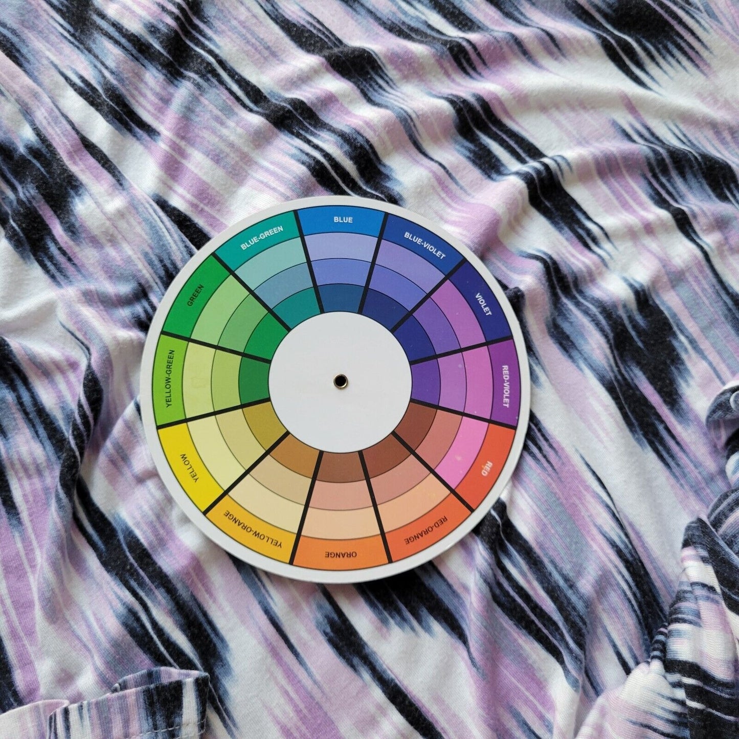 Lane Bryant Womens Top 18 20 Plus Lavender Blue Watercolor Lightweight Rayon