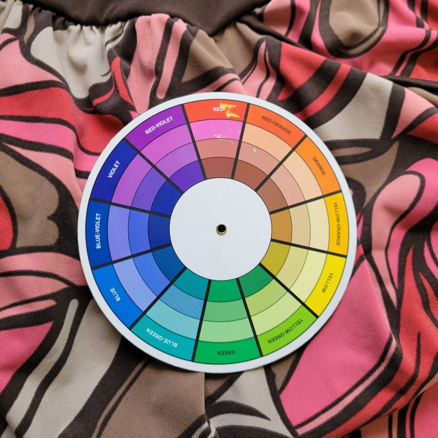 Apt 9 Womens Top 2X Plus Sleeveless Brown Pink Geometric Poly Blend Casual Comfy