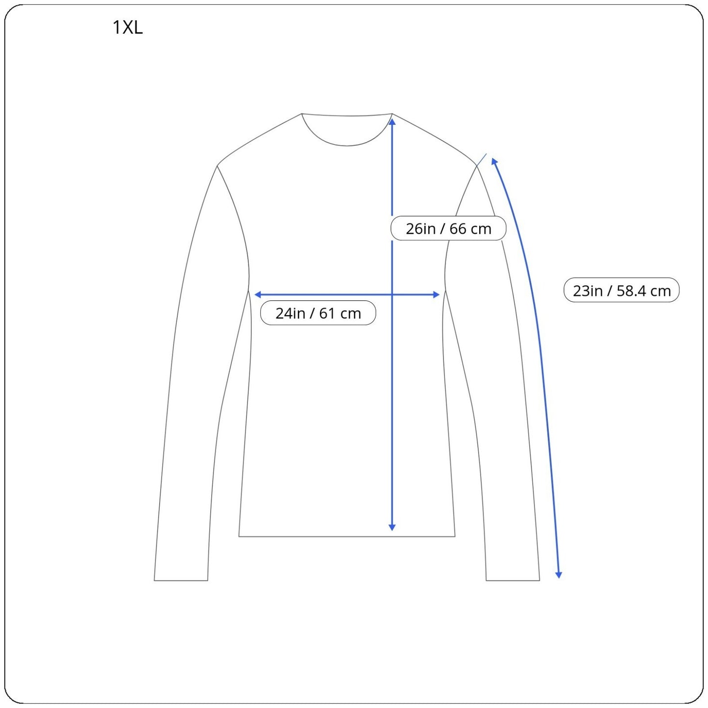 Cats Kittens Womens Top 1XL Plus Tee Long Sleeve Blue Comfy Poly Blend Crew