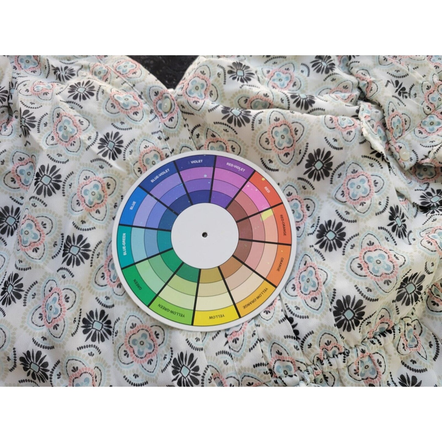 Signature Studio Women Top Extra Large Dress Tunic Crochet Back  Black Geometric