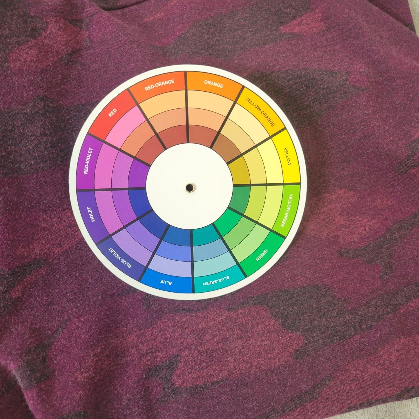 Terra Sky Womens Pants 4X Plus Leggings Cropped Capri Burgundy Camouflage Comfy