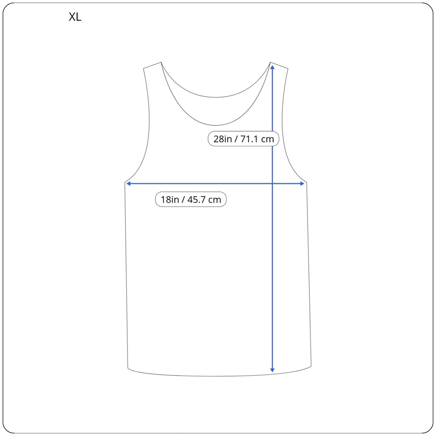 Women Top Extra Large XL Tank Sleeveless Blue Geometric Cotton Blend Lightweight