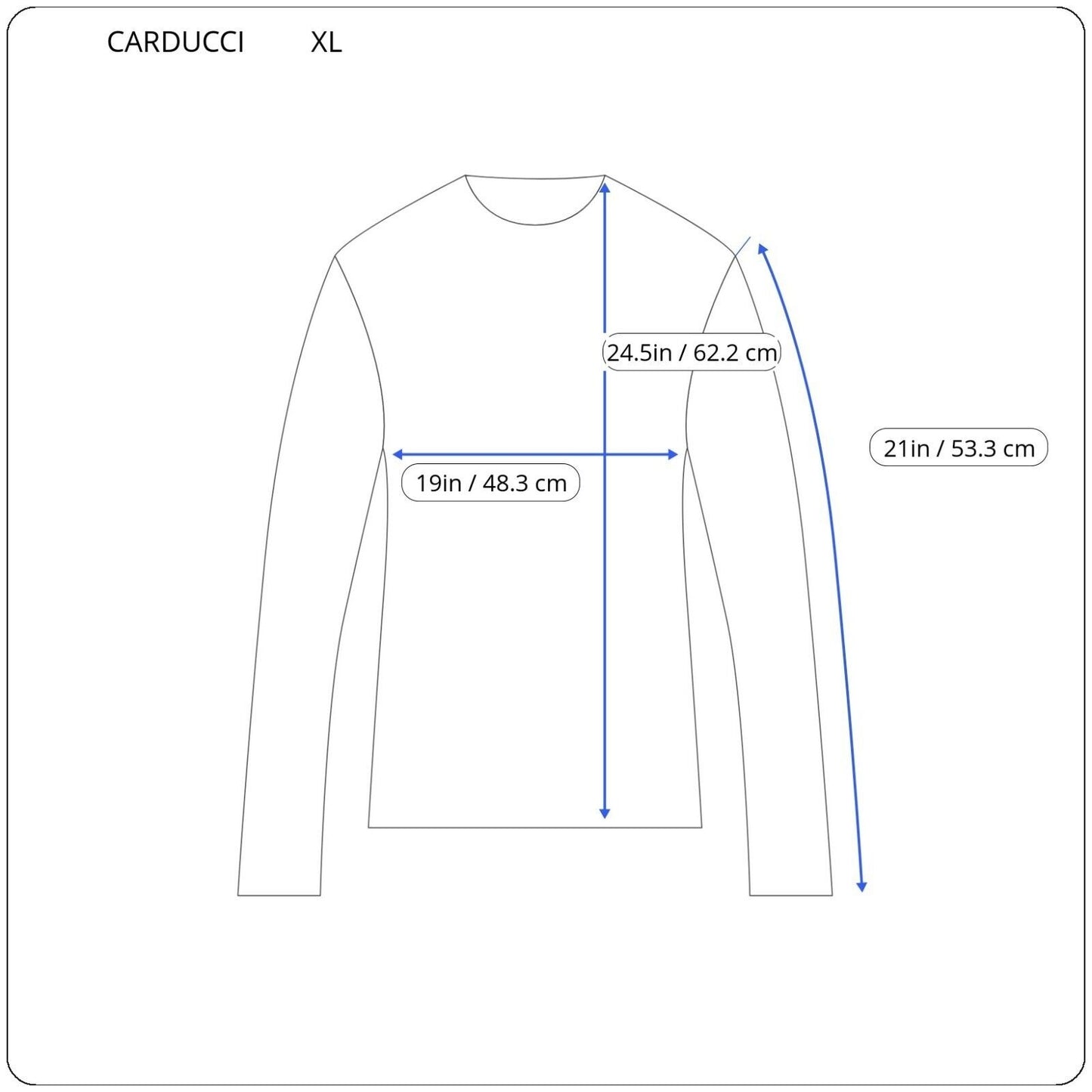 Carducci Womens Top Extra Large XL Long Sleeve Knit Black White Comfy Office