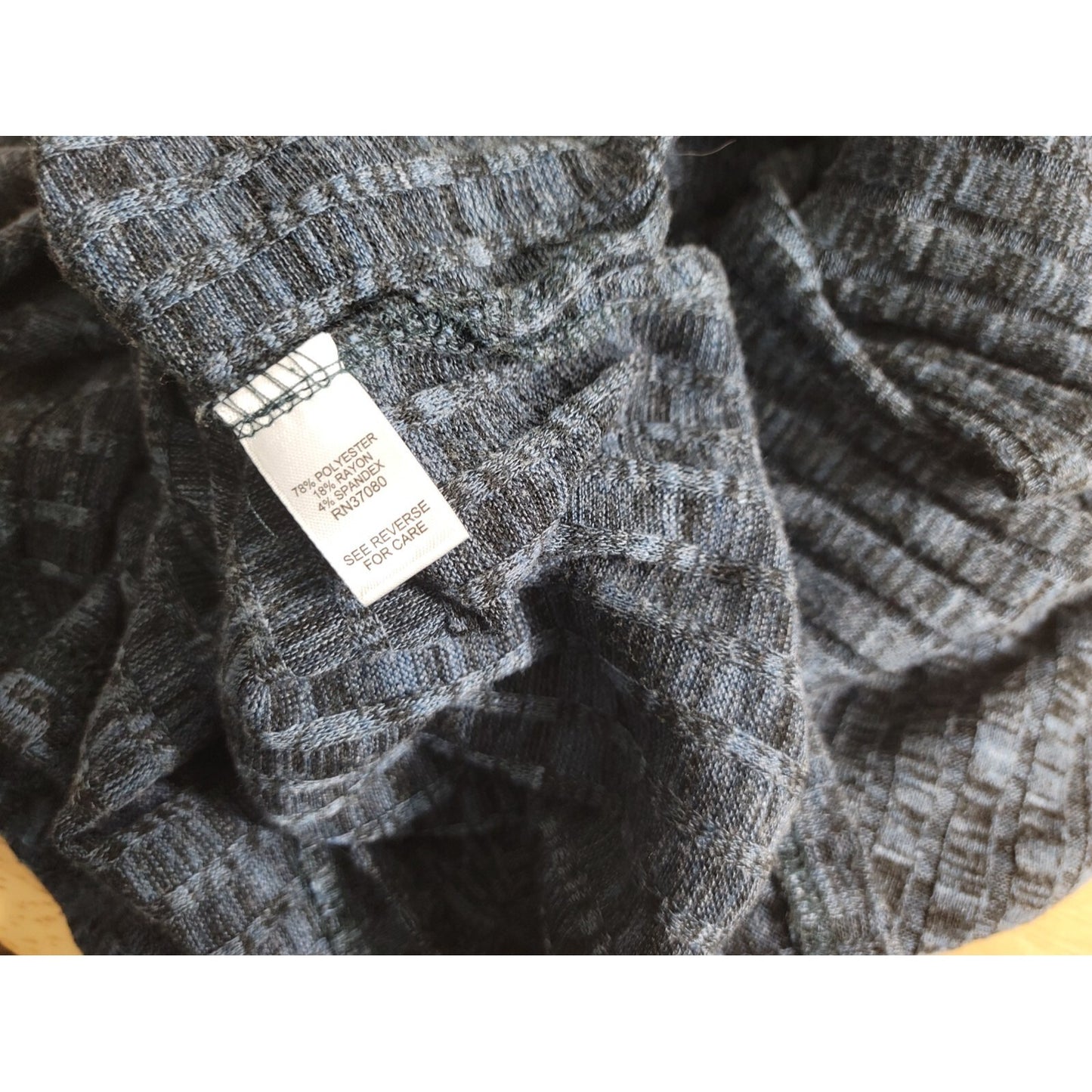 Cato Womens Sweater 26W 28W Plus Pullover Cowl Neck Polyester Blend Blue Pockets