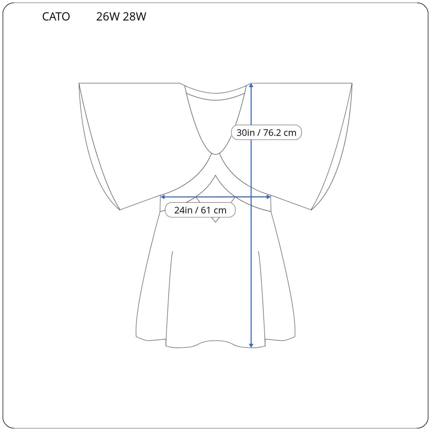 Cato Womens Top 26W 28W Plus Batwing Sleeve Blue Floral Polyester Lined Pullover