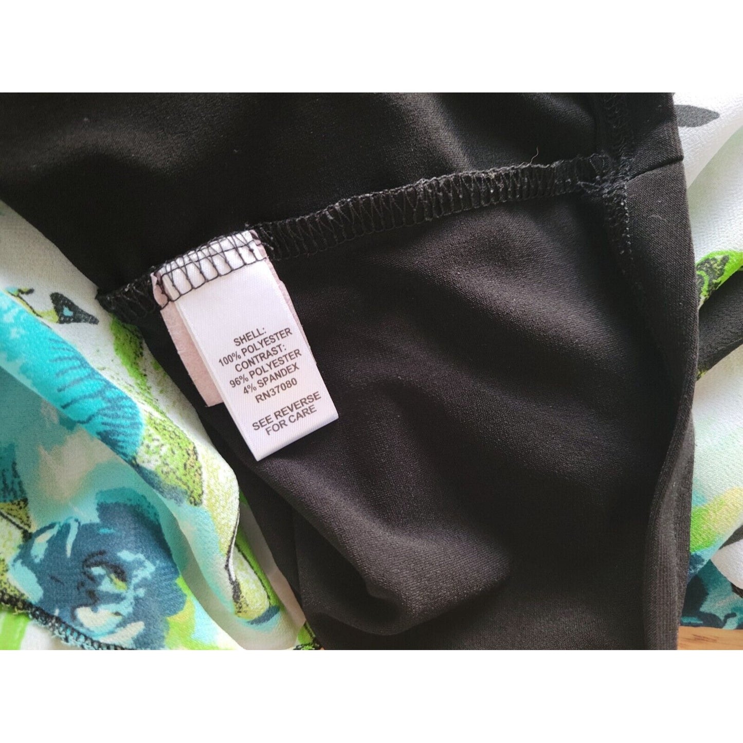 Cato Womens Top 26W 28W Plus Batwing Sleeve Blue Floral Polyester Lined Pullover