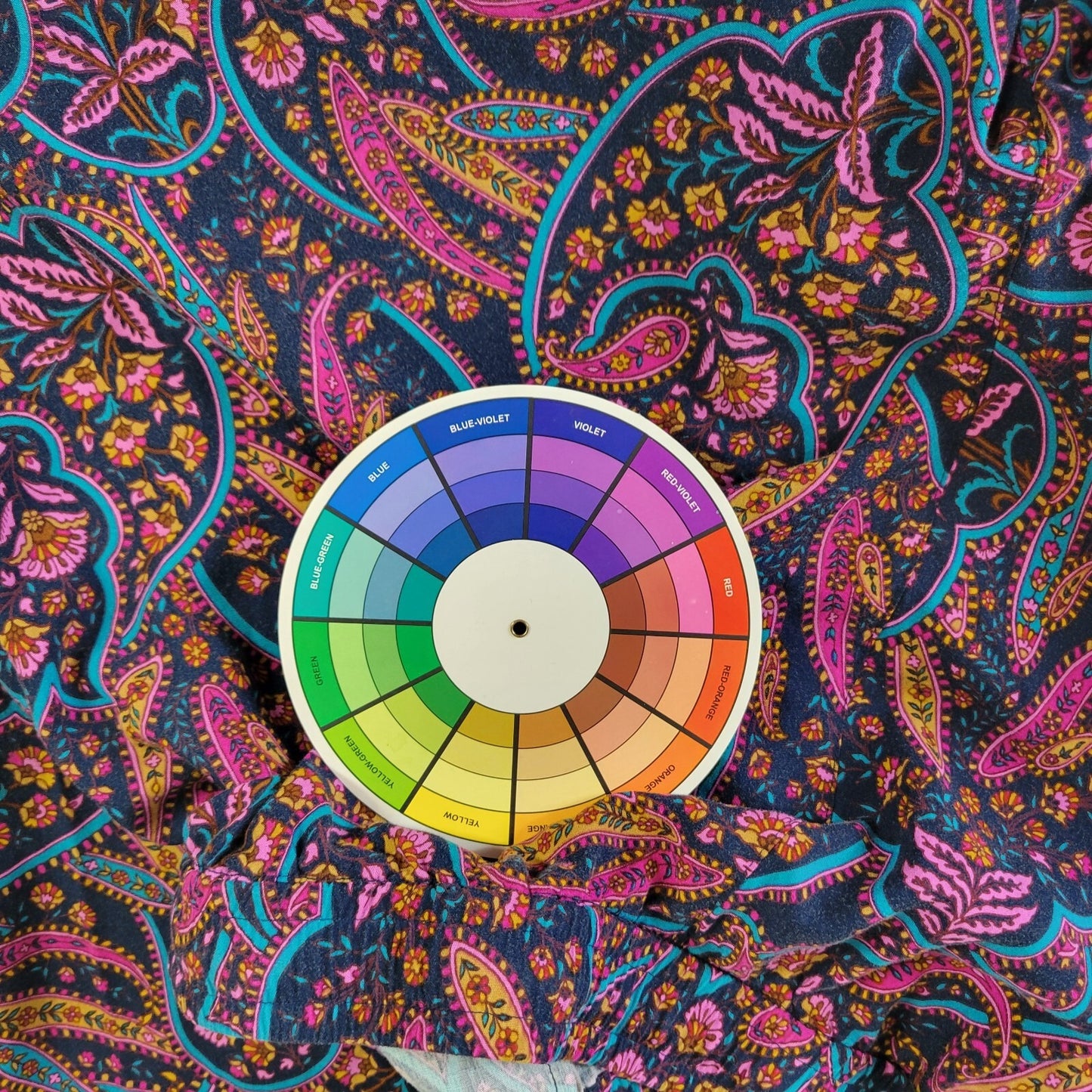 Tommy Bahama Womens Pants XL Pull On Drawstring Blue Paisley Lightweight Rayon