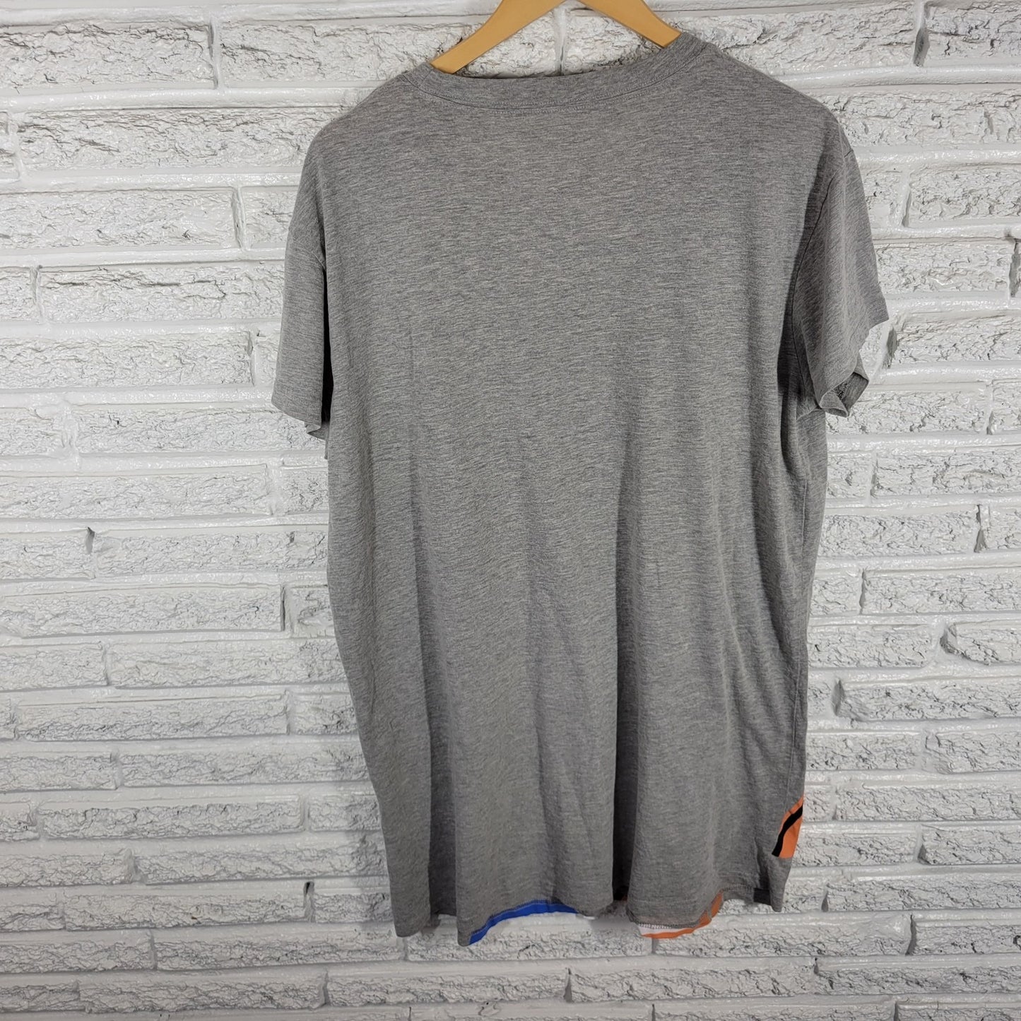 Disney Pixar Finding Dory Womens Pajama Top 1X Plus Gown Gray Cotton Blend Comfy