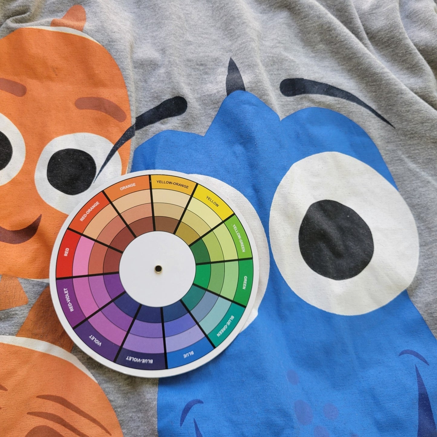 Disney Pixar Finding Dory Womens Pajama Top 1X Plus Gown Gray Cotton Blend Comfy