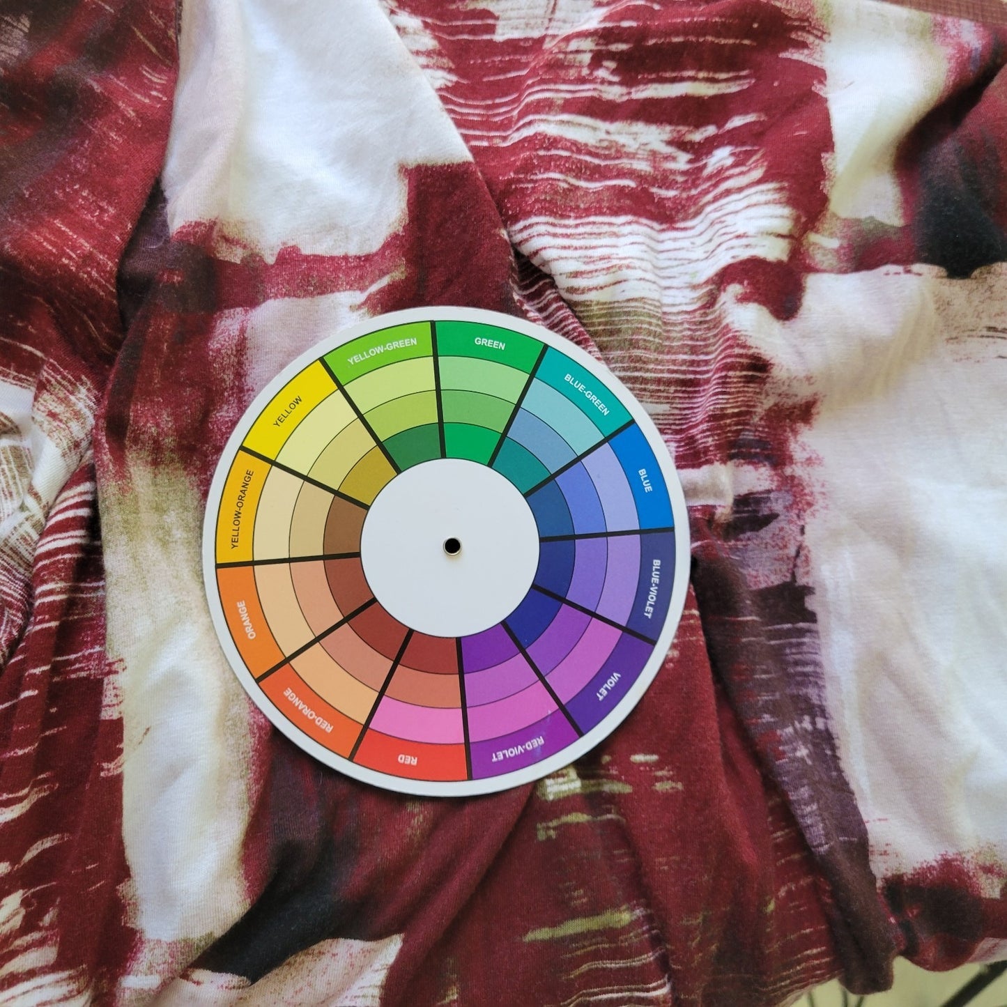 Simply Vera Wang Womens Dress XL Tank Hi Low Chiffon Hem Burgundy Watercolor