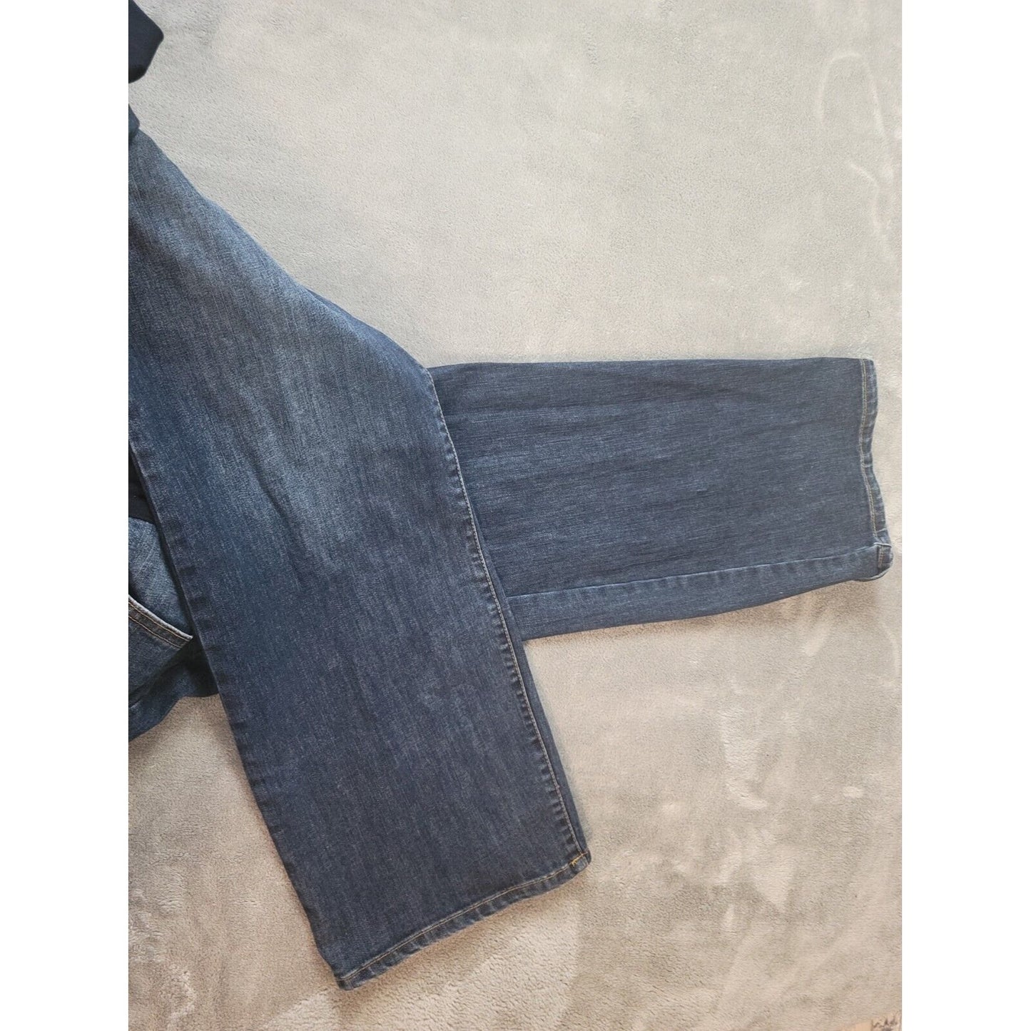Liz Lange Target Maternity Women Jeans 18 Straight Leg Pull On Medium Blue Denim