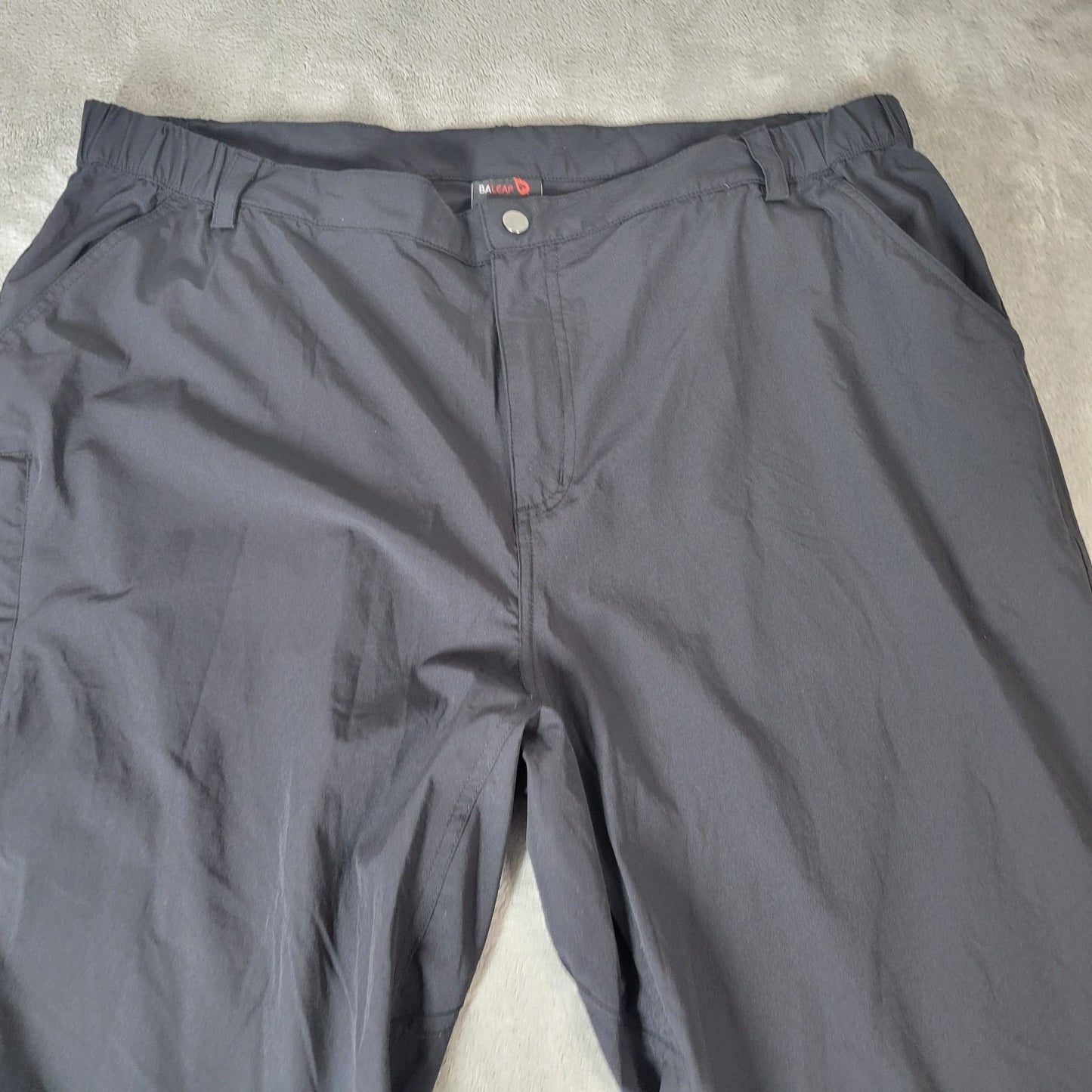 Baleaf Womens Shorts 2XL Plus Skimmer Black Zip Fly Lightweight Comfy Pockets