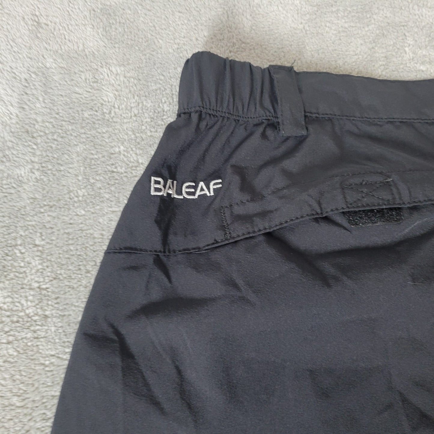 Baleaf Womens Shorts 2XL Plus Skimmer Black Zip Fly Lightweight Comfy Pockets